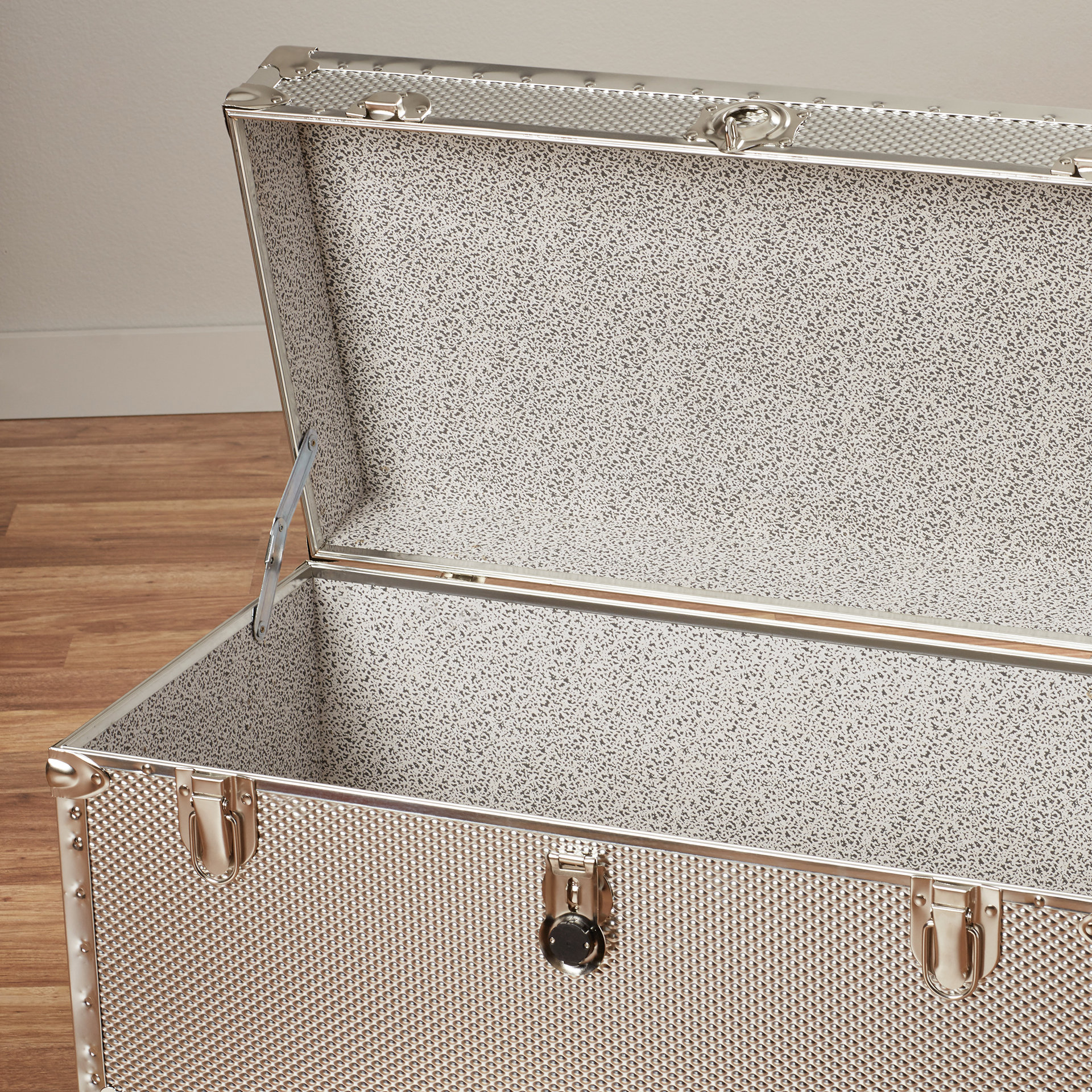 Trent Austin Design West Sacramento Embossed Steel Storage Trunk with