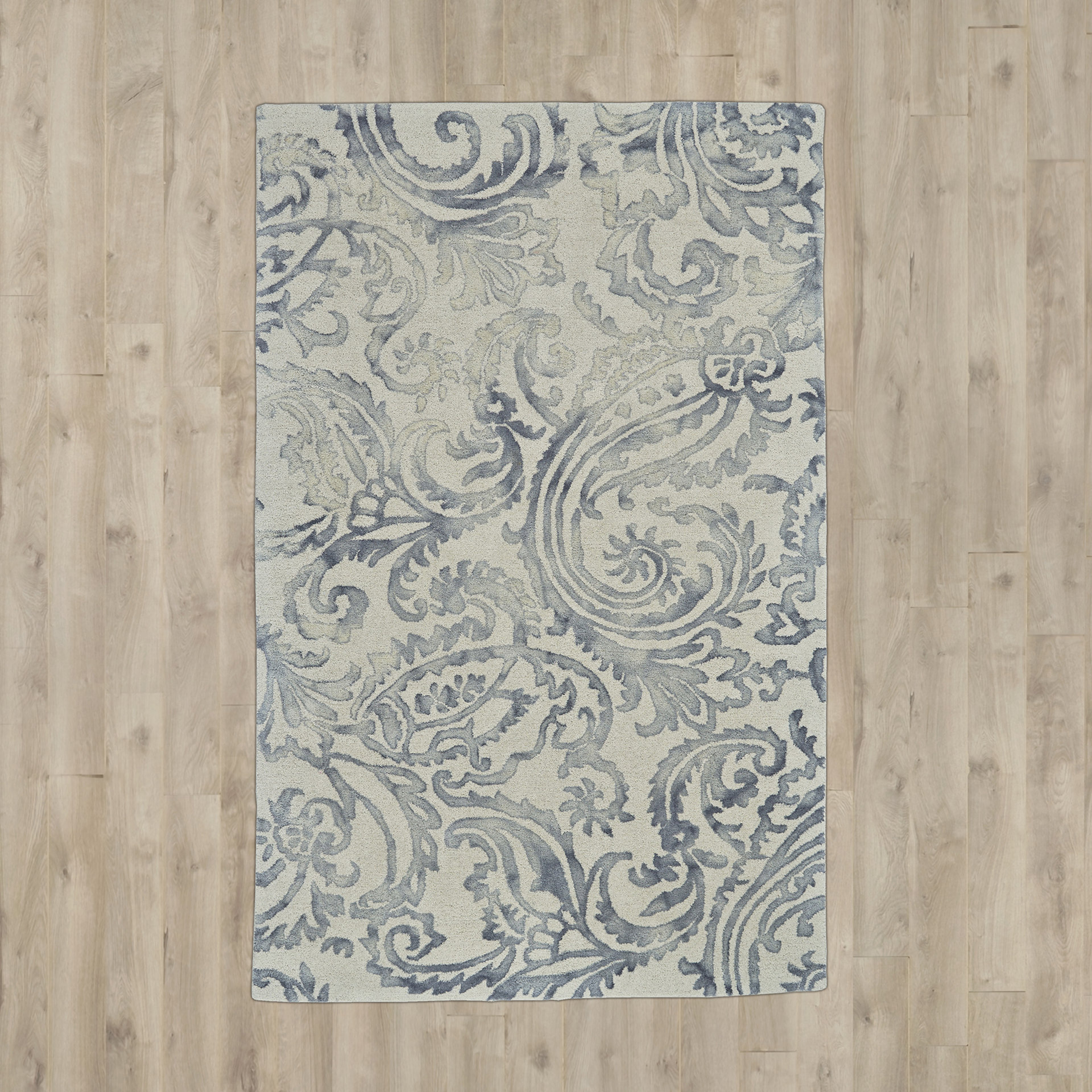 House of Hampton Corby HandTufted Gray Area Rug & Reviews Wayfair