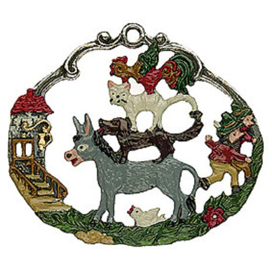 bremen town musicians folktale double sided german pewter bremen town musicians folktale double sided german pewter