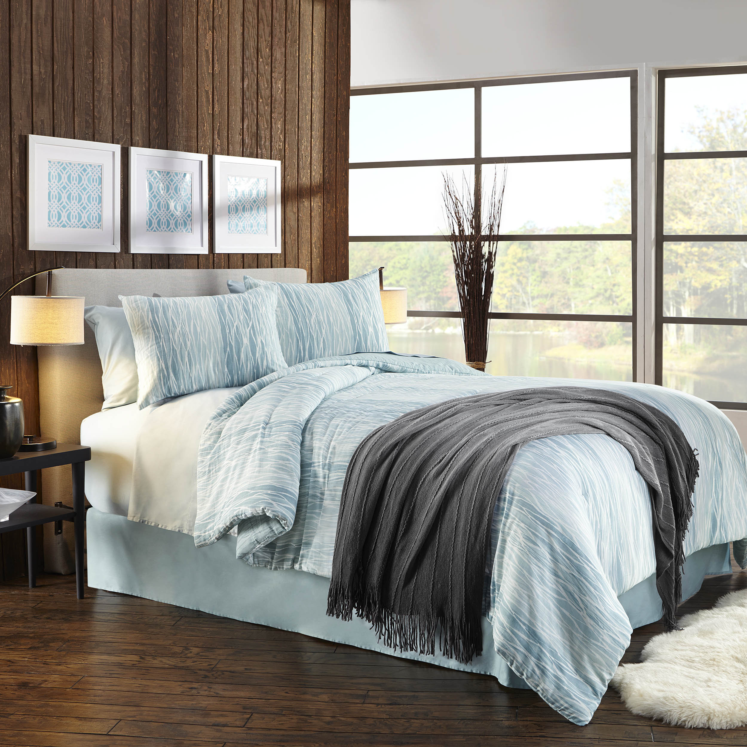 Grove Hill Elements 4 Piece Comforter Set & Reviews Wayfair