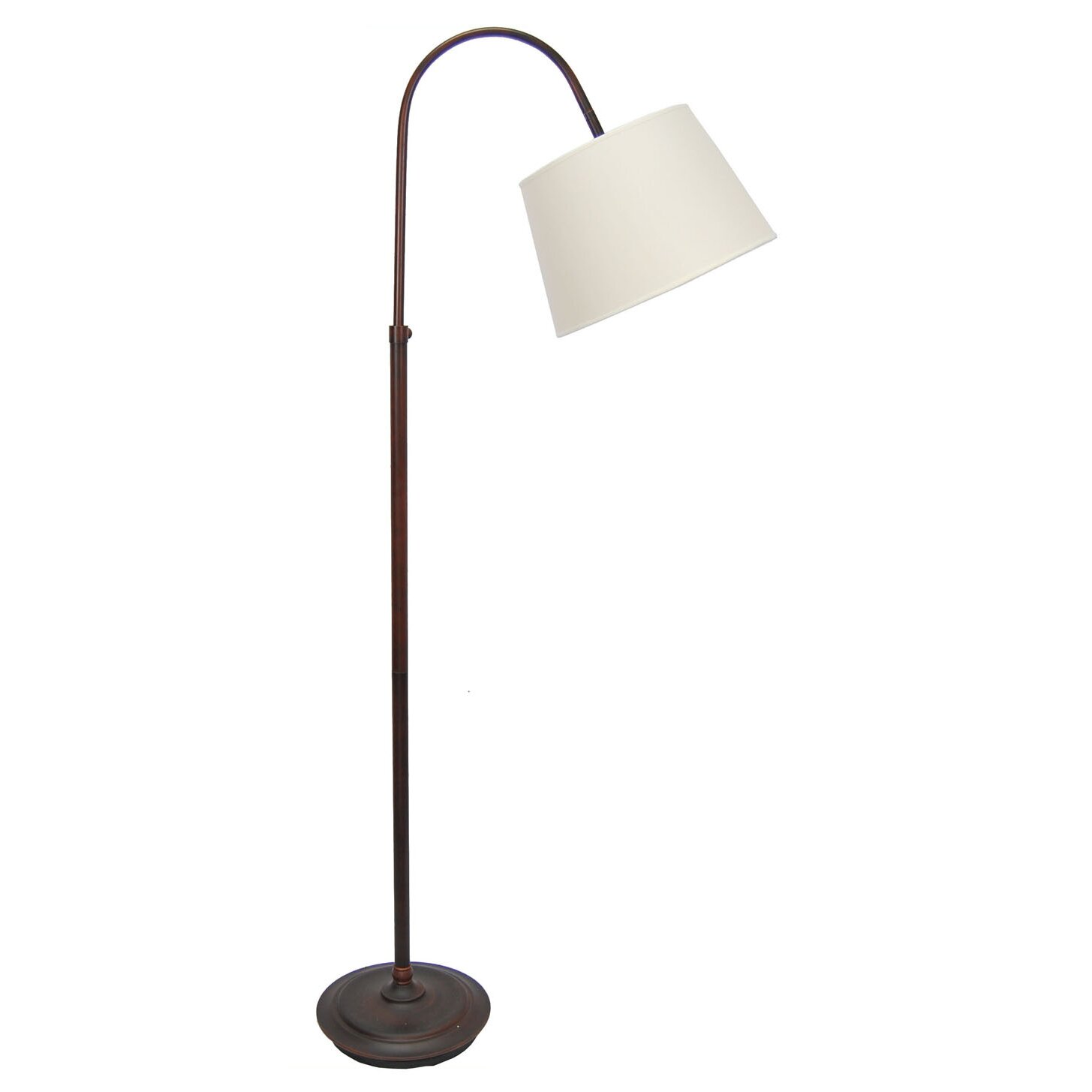 Fangio Lighting Martin Richard Adjustable 62quot; Arched Floor Lamp