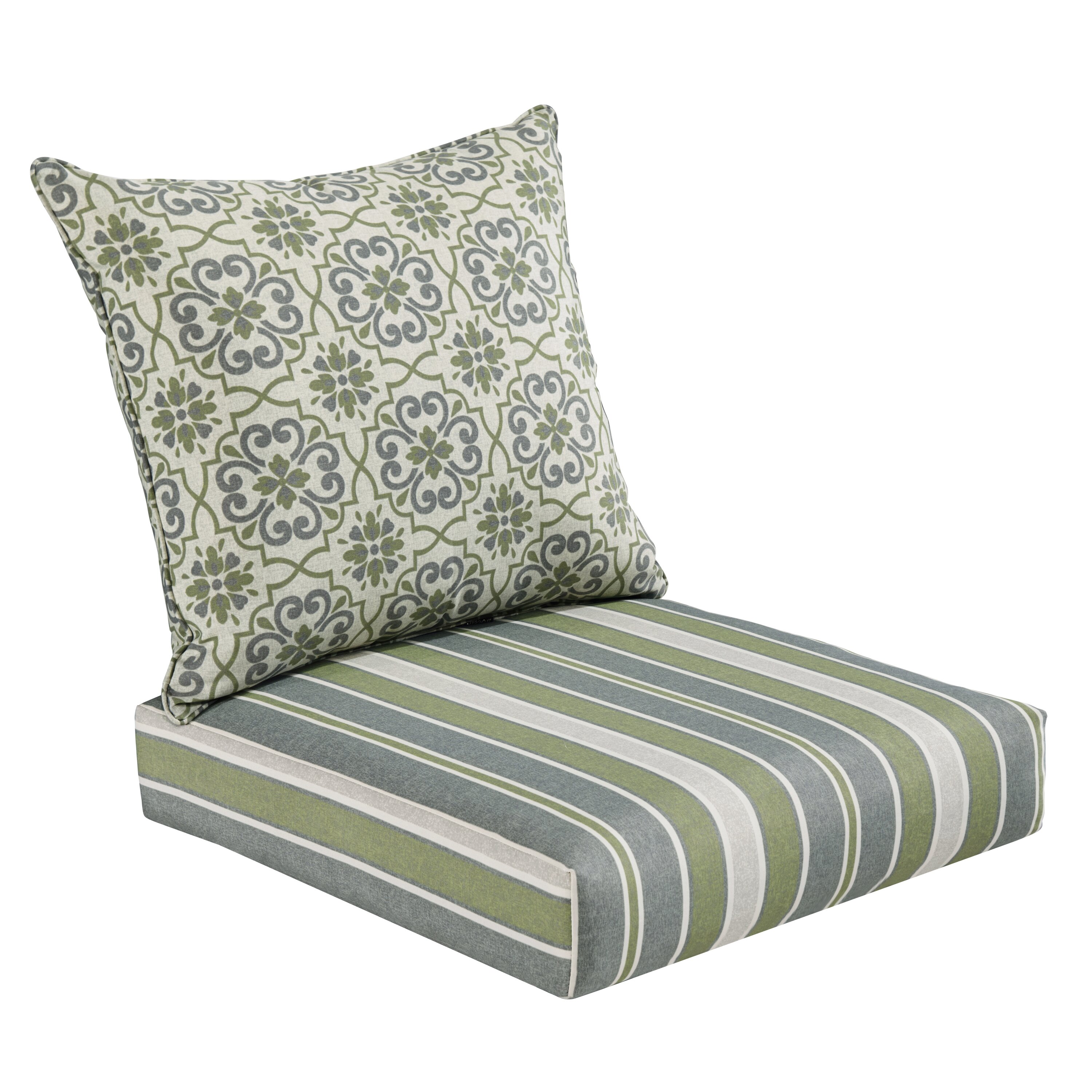 2 Piece Outdoor Deep Seat Cushion Set | Wayfair