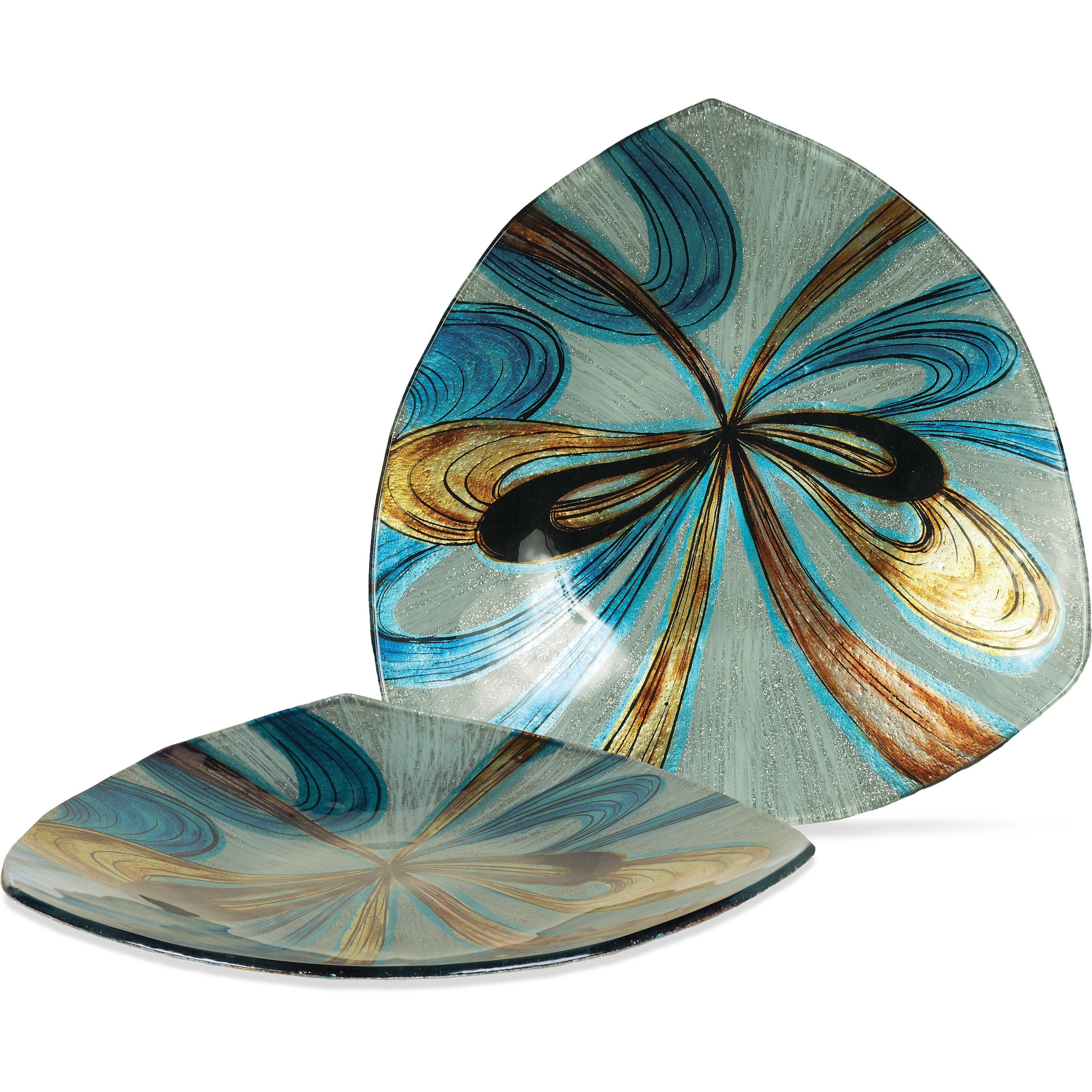 Angelstar Infinite Swirls Tri Plate & Reviews | Wayfair