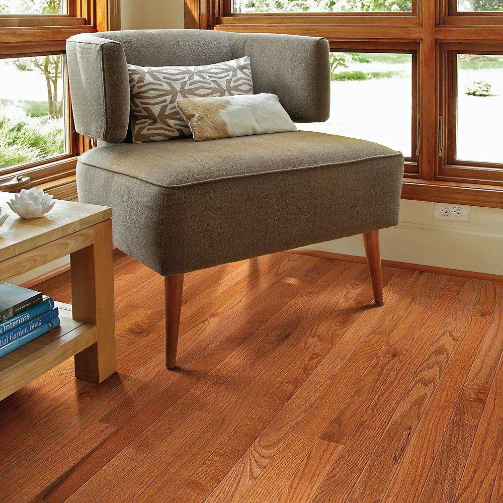 Welles Hardwood 21/4" Solid Oak Hardwood Flooring in Gunstock