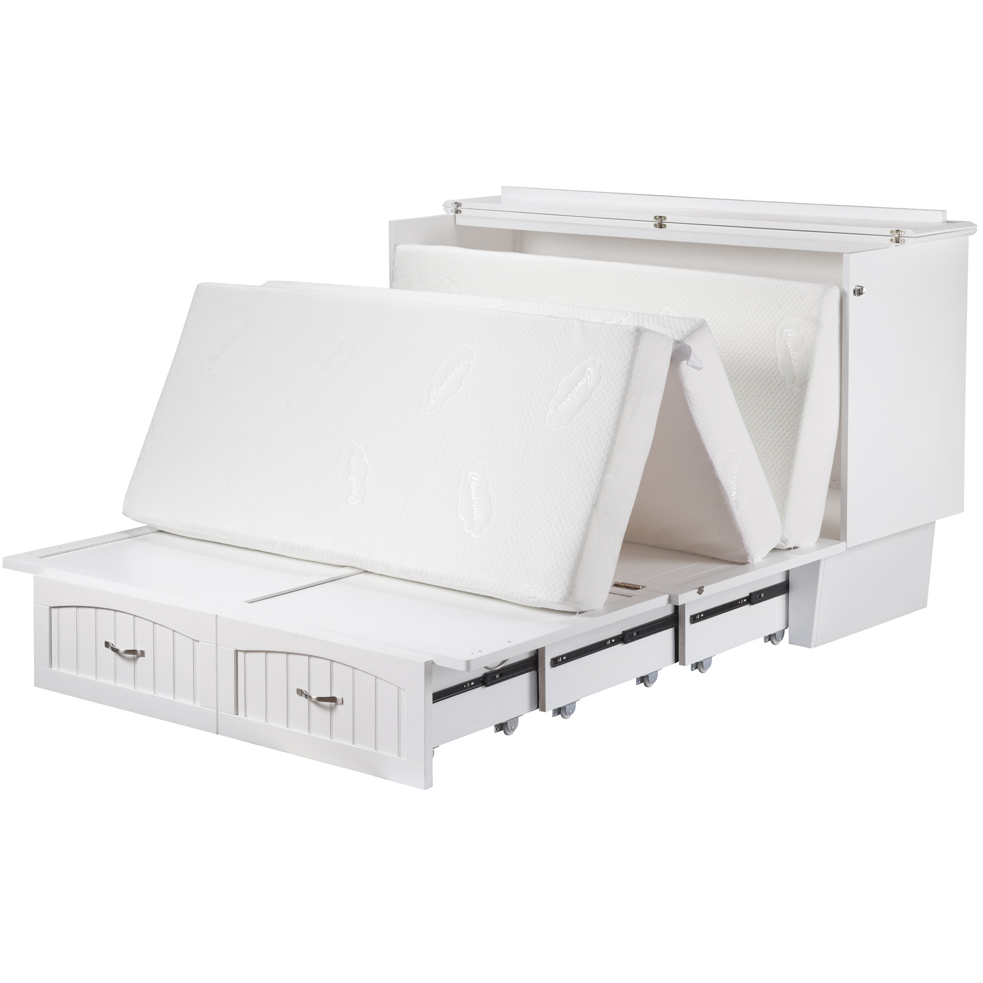 Breakwater Bay Belvidere Queen Storage Murphy Bed & Reviews Wayfair