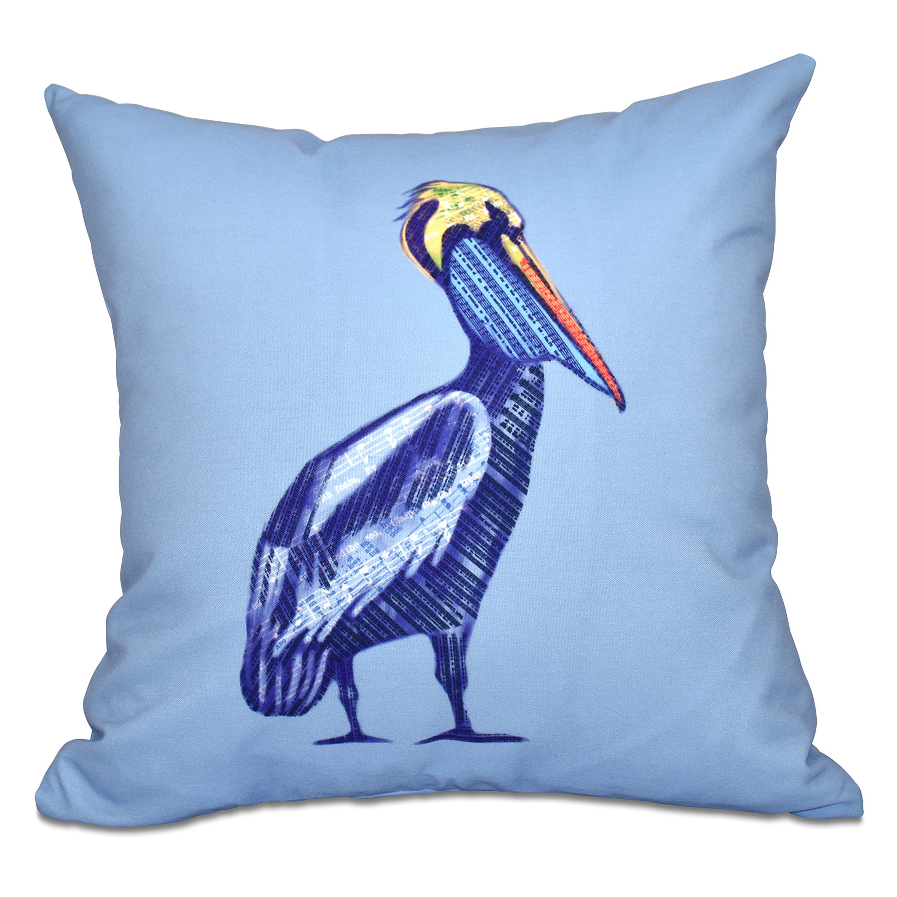 Peterborough Sea Music Animal Print Outdoor Throw Pillow Wayfair