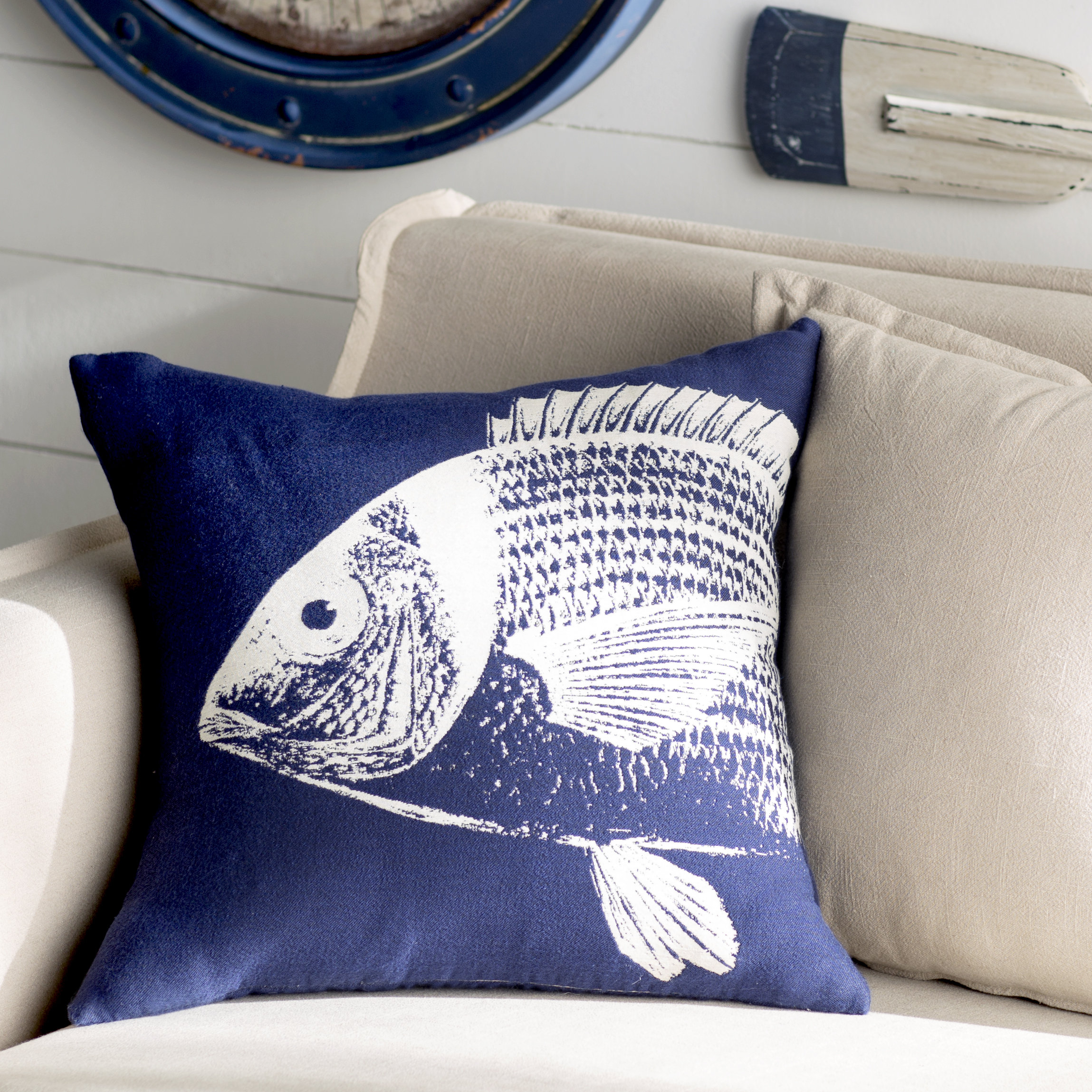 Breakwater Bay Urban Loft Sea Fish Throw Pillow & Reviews Wayfair