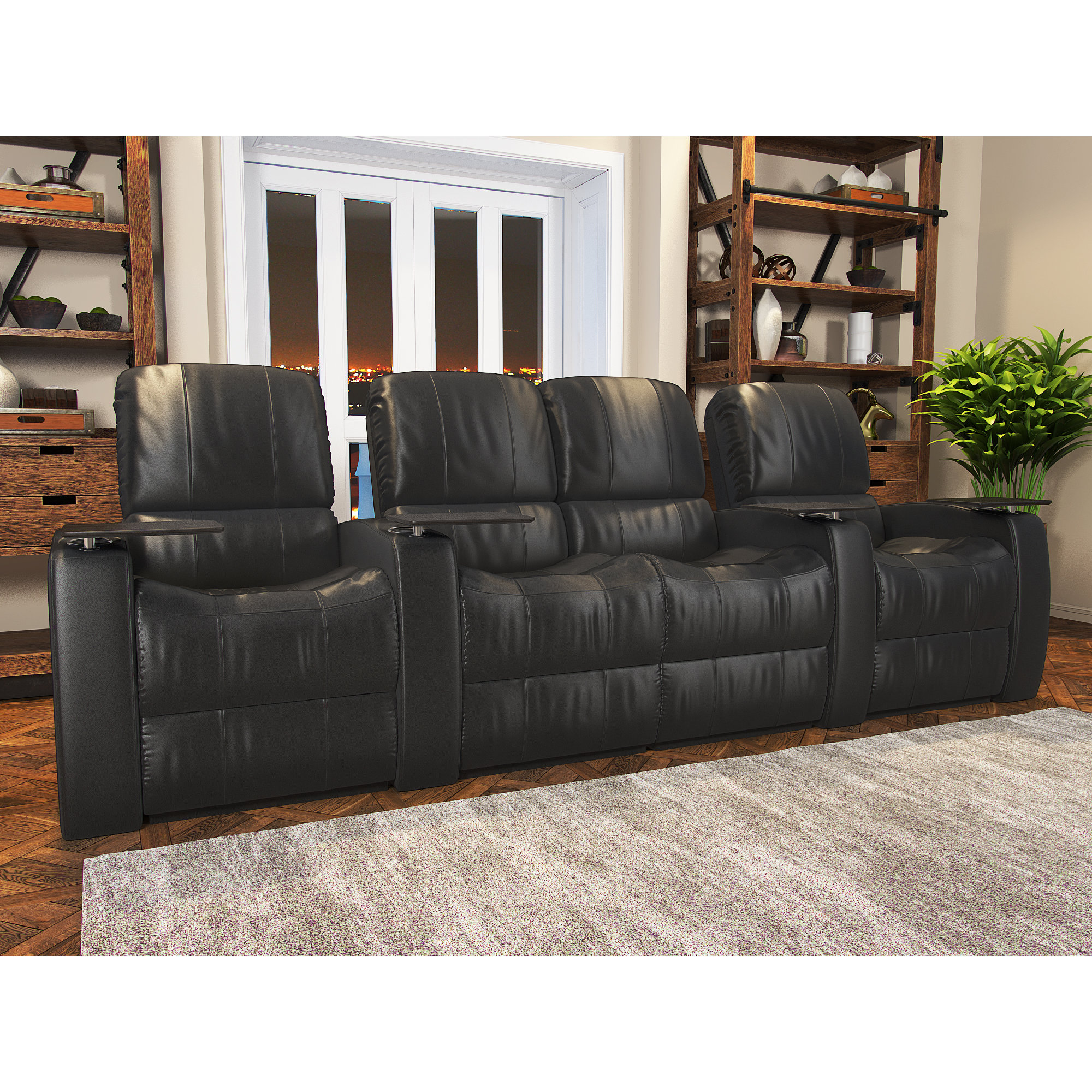 OctaneSeating Blaze XL900 Home Theater Loveseat (Row of 4) & Reviews