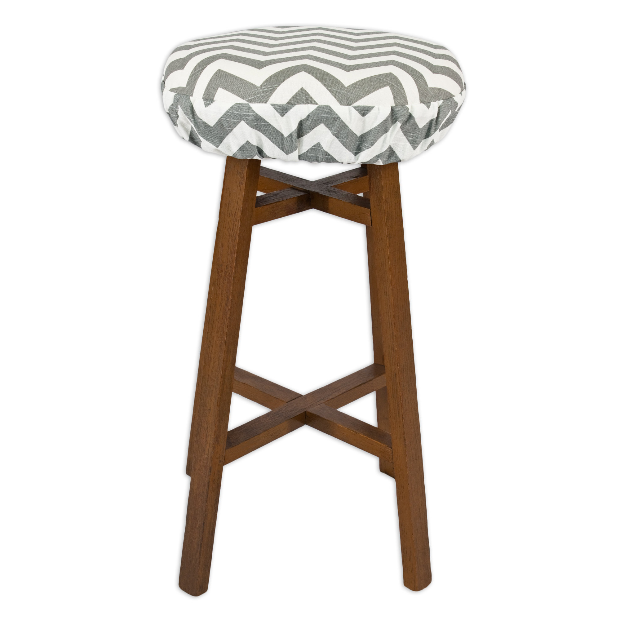 Zig Zag Round Foam Bar Stool Cushion Wayfair