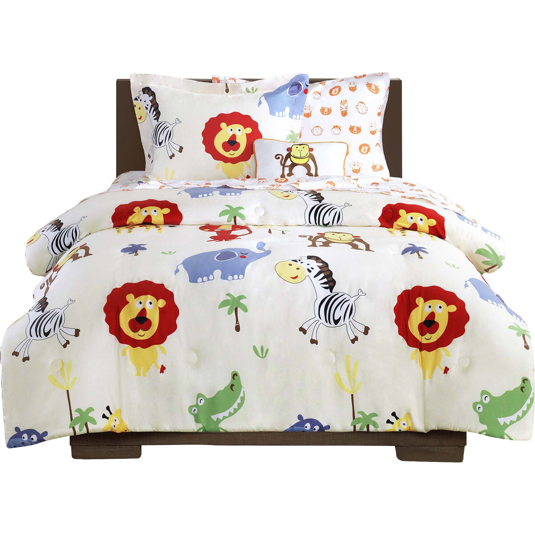 Mi-Zone Kids Safari Sam Comforter Set & Reviews | Wayfair