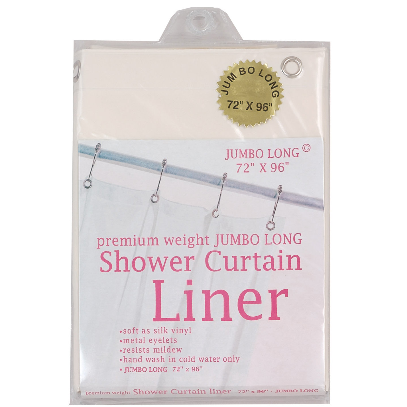 Symple Stuff Vinyl "Jumbo" Shower Curtain Liner & Reviews Wayfair