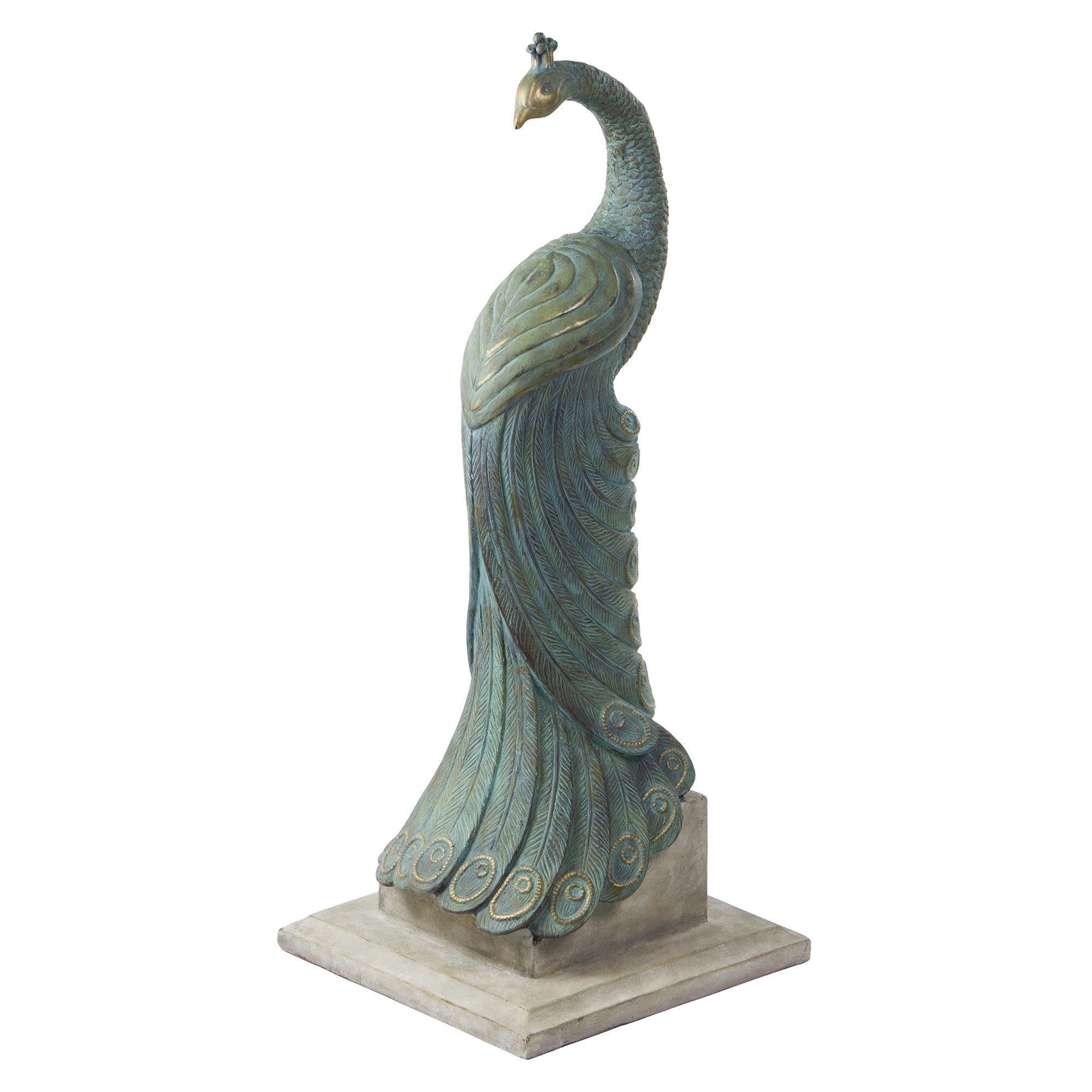 peacock statue for garden