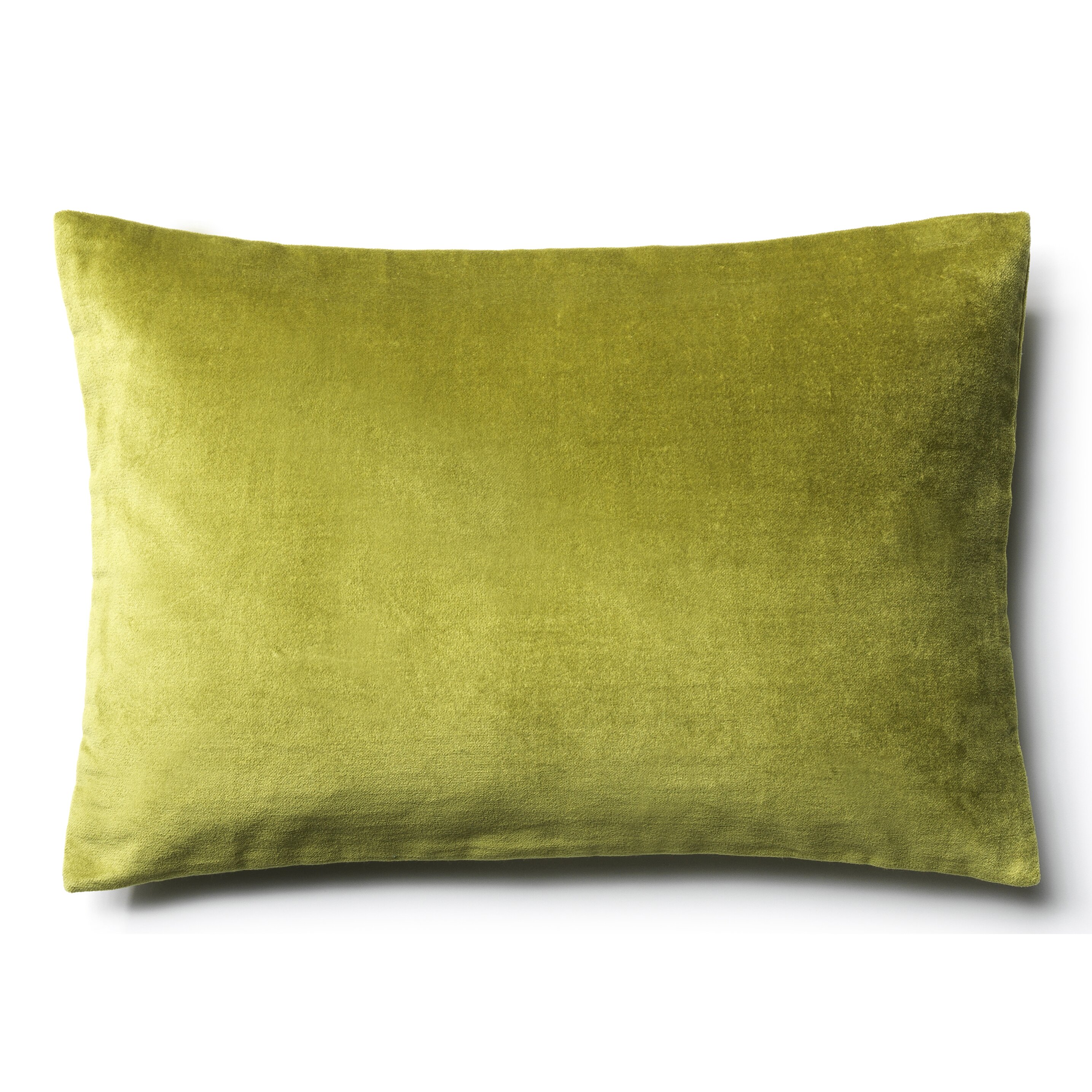 To Be Living Plain Cotton Velvet Lumbar Pillow And Reviews Wayfair 