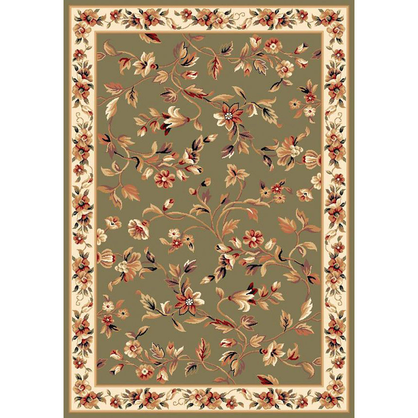 KAS Rugs Cambridge Sage & Ivory Floral Area Rug & Reviews Wayfair