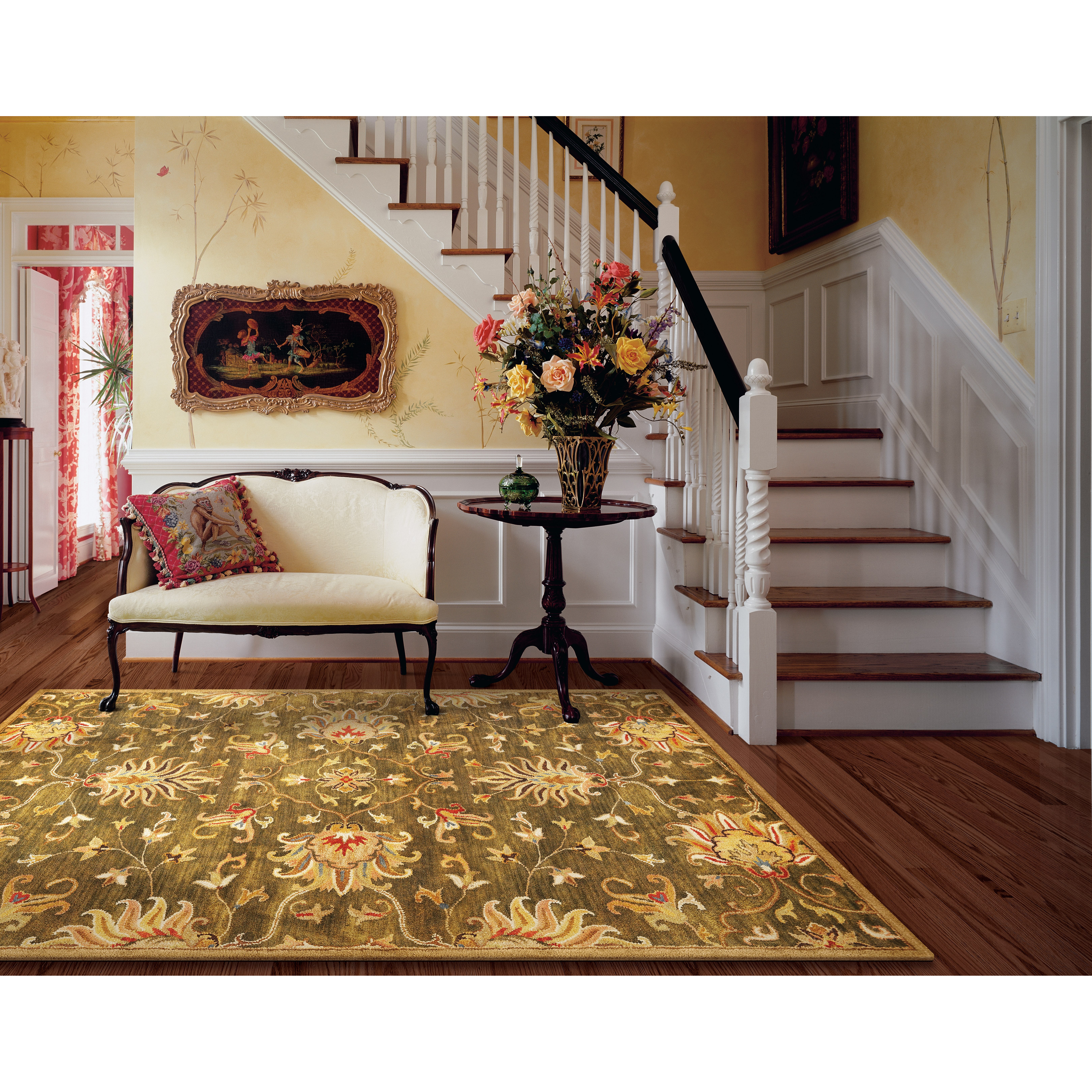 KAS Rugs Syriana Emerald Green Agra Area Rug & Reviews Wayfair