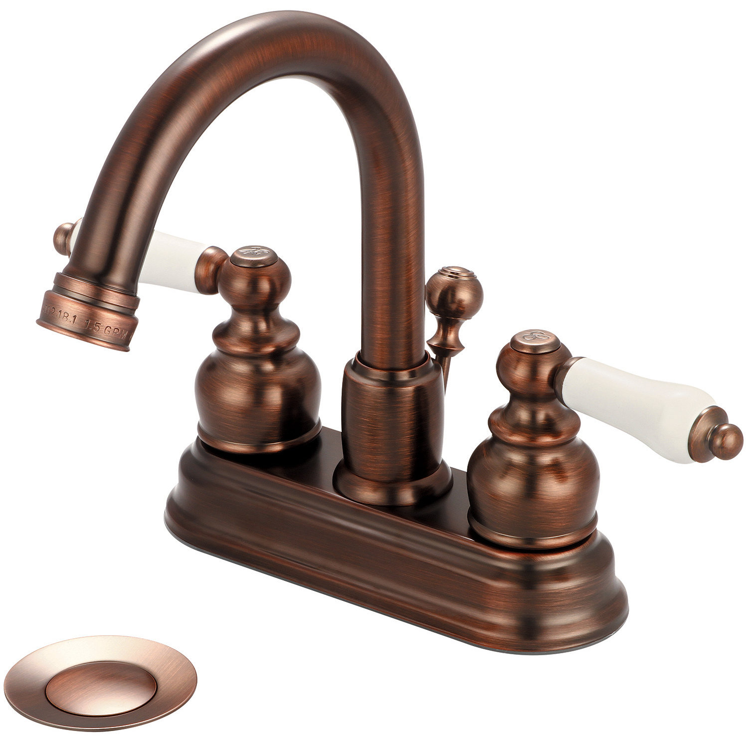 Pioneer Brentwood Double Handle Centerset Bathroom Faucet & Reviews