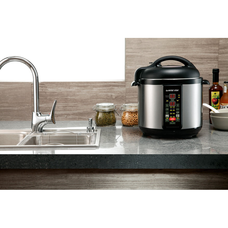 GoWISE USA 6Quart Pressure Cooker & Reviews Wayfair