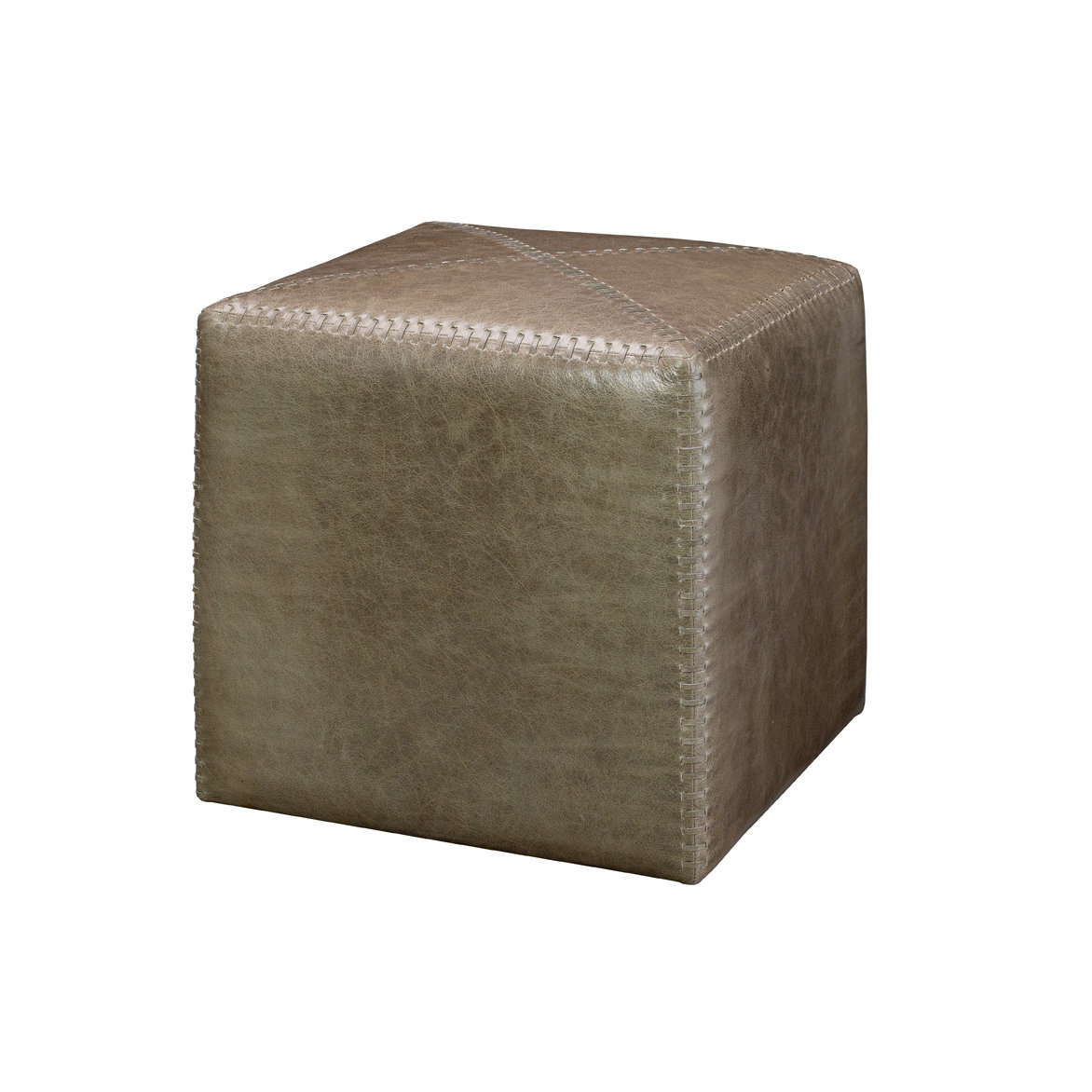 Canora Grey Gustavus Small Leather Cube Ottoman \u0026 Reviews  Wayfair