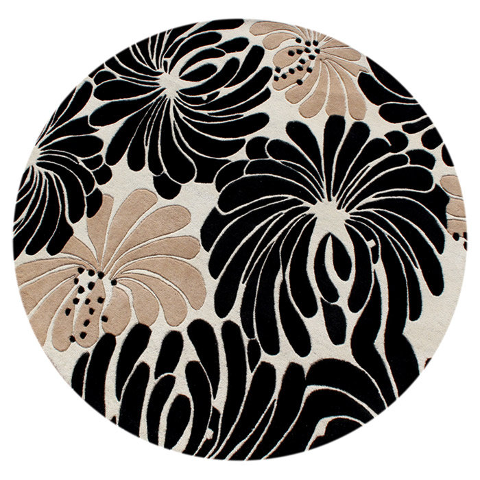 The Conestoga Trading Co. Norwood HandTufted Beige/Black Area Rug