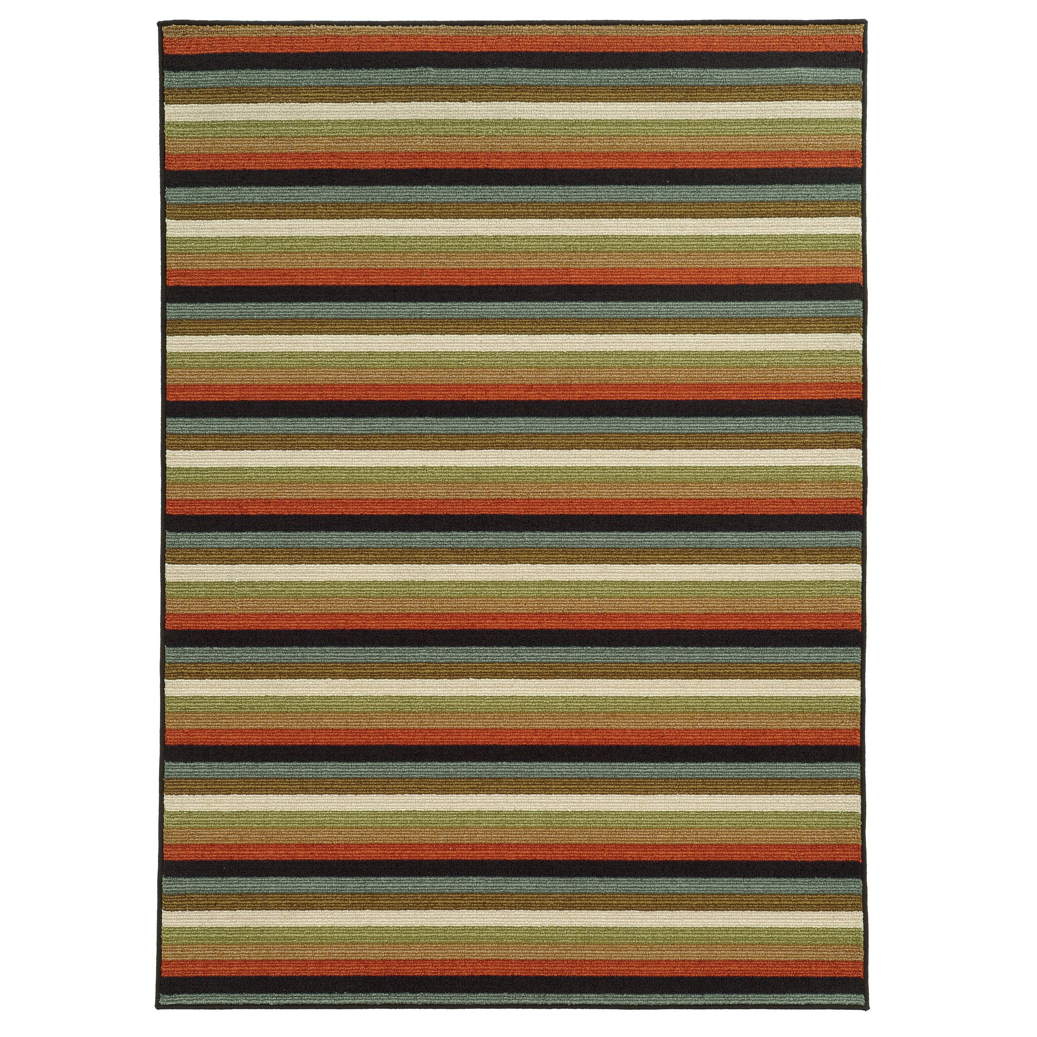 Clarissa Stripe Red/Beige Area Rug Wayfair