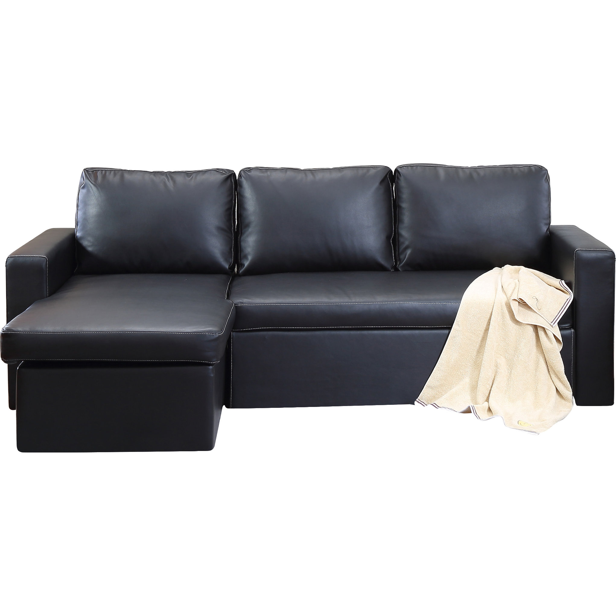 Latitude Run Reversible Chaise Sectional & Reviews Wayfair