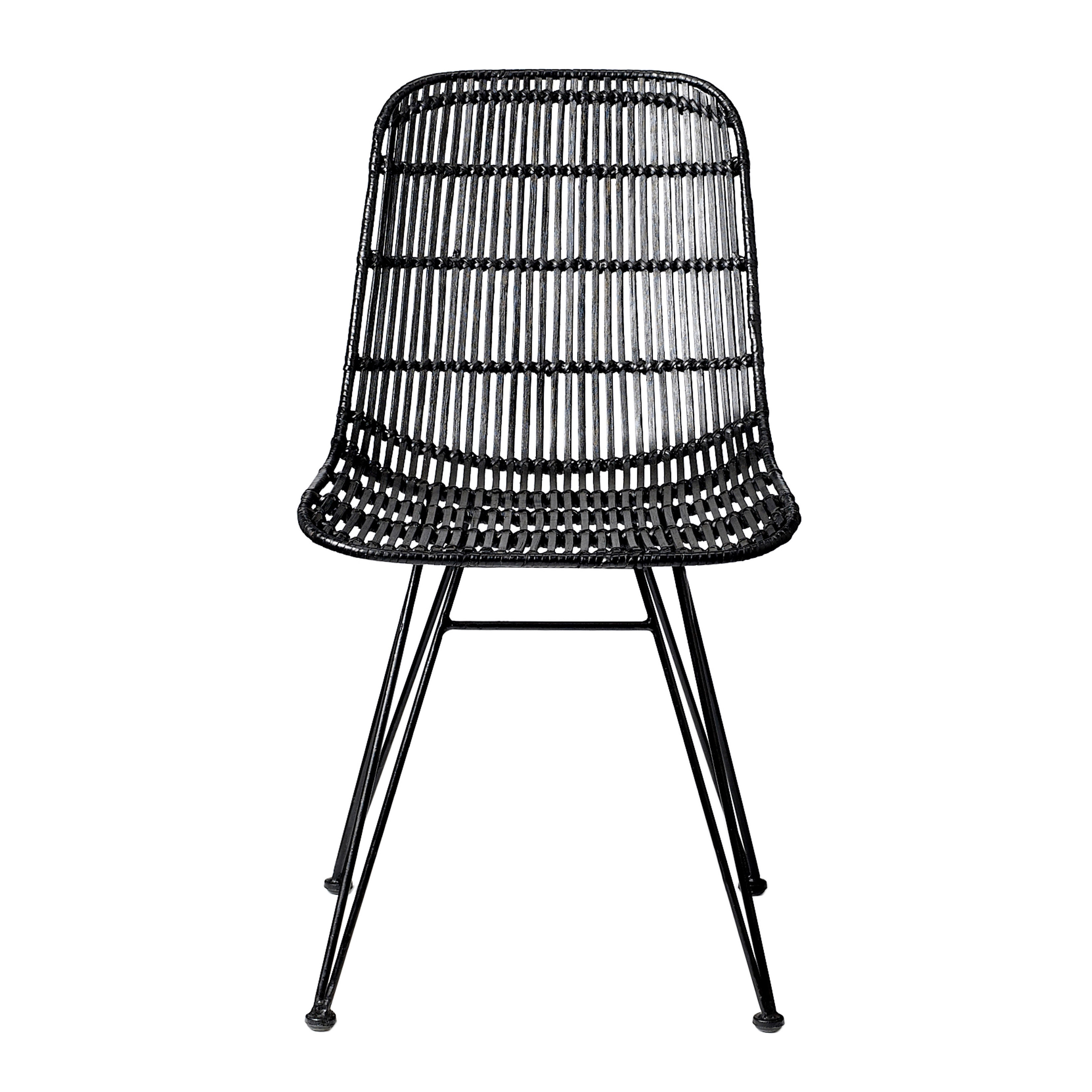 Braided Rattan Side Chair Wayfair