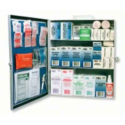 3-Shelf Industrial First Aid Stations - standard industrial 3 shelf ...