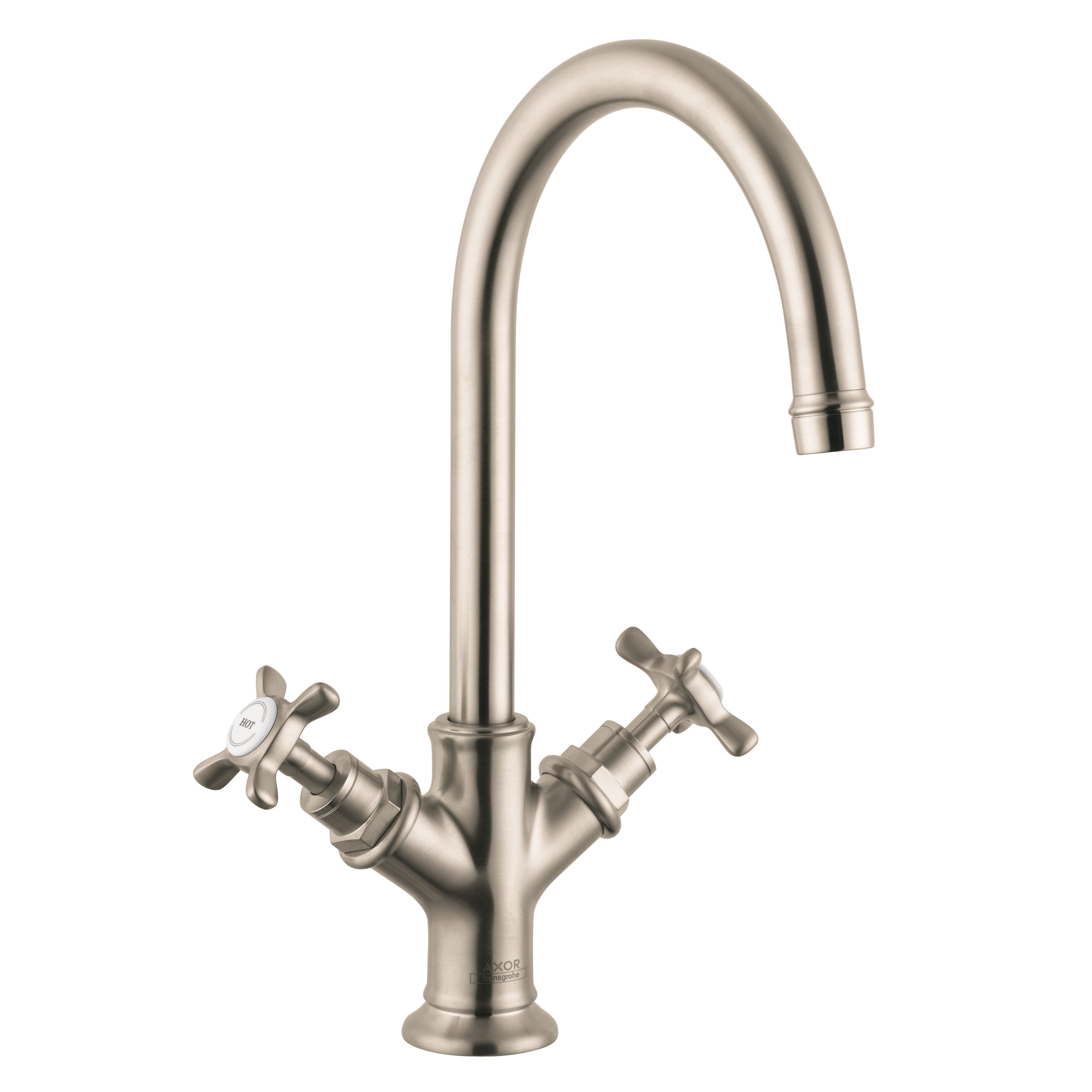 Axor Montreux Double Handles Single Hole Standard Bathroom Faucet Wayfair   Axor Montreux Double Handles Single Hole Standard Bathroom Faucet 16502 