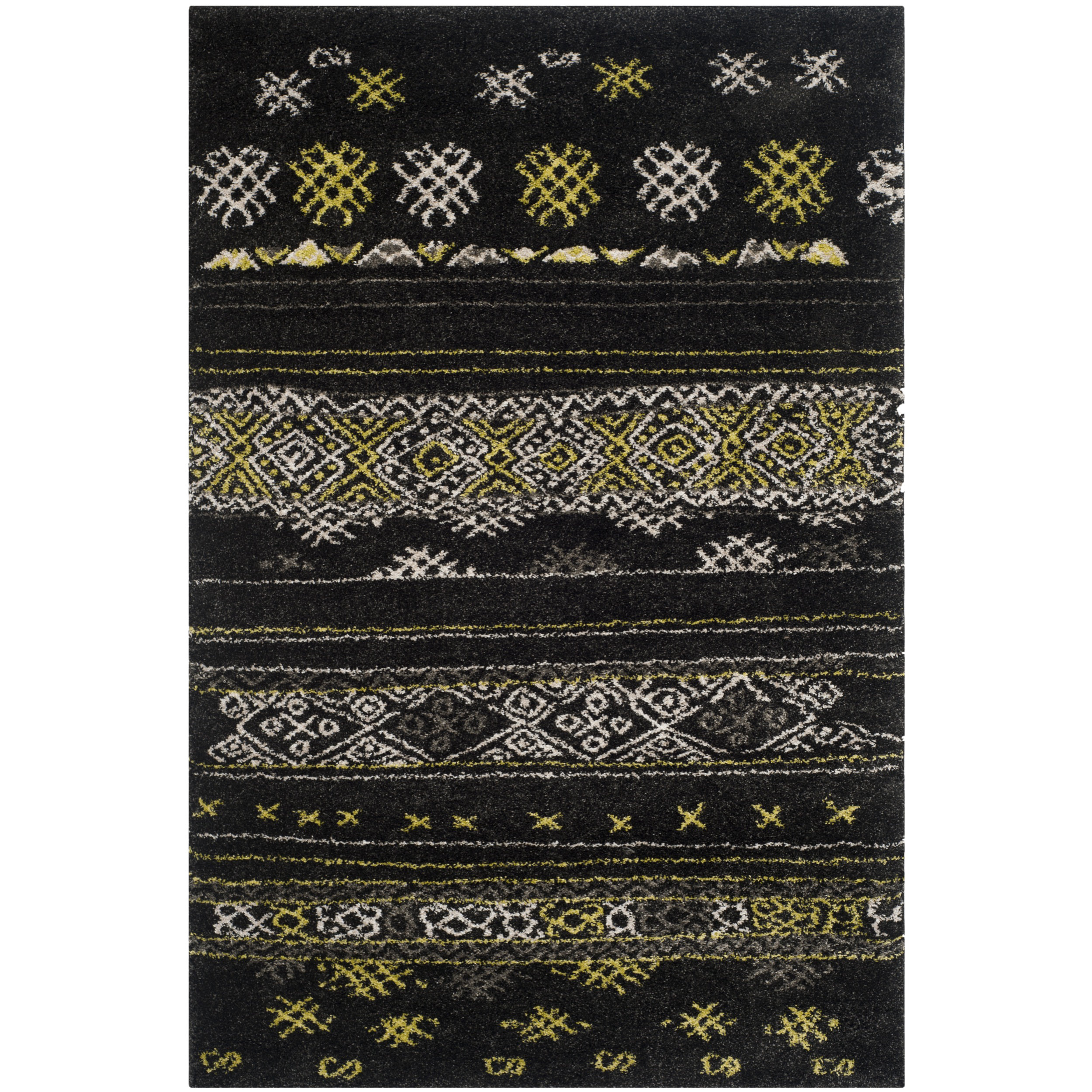 Tibetan Black/Green Rug Wayfair