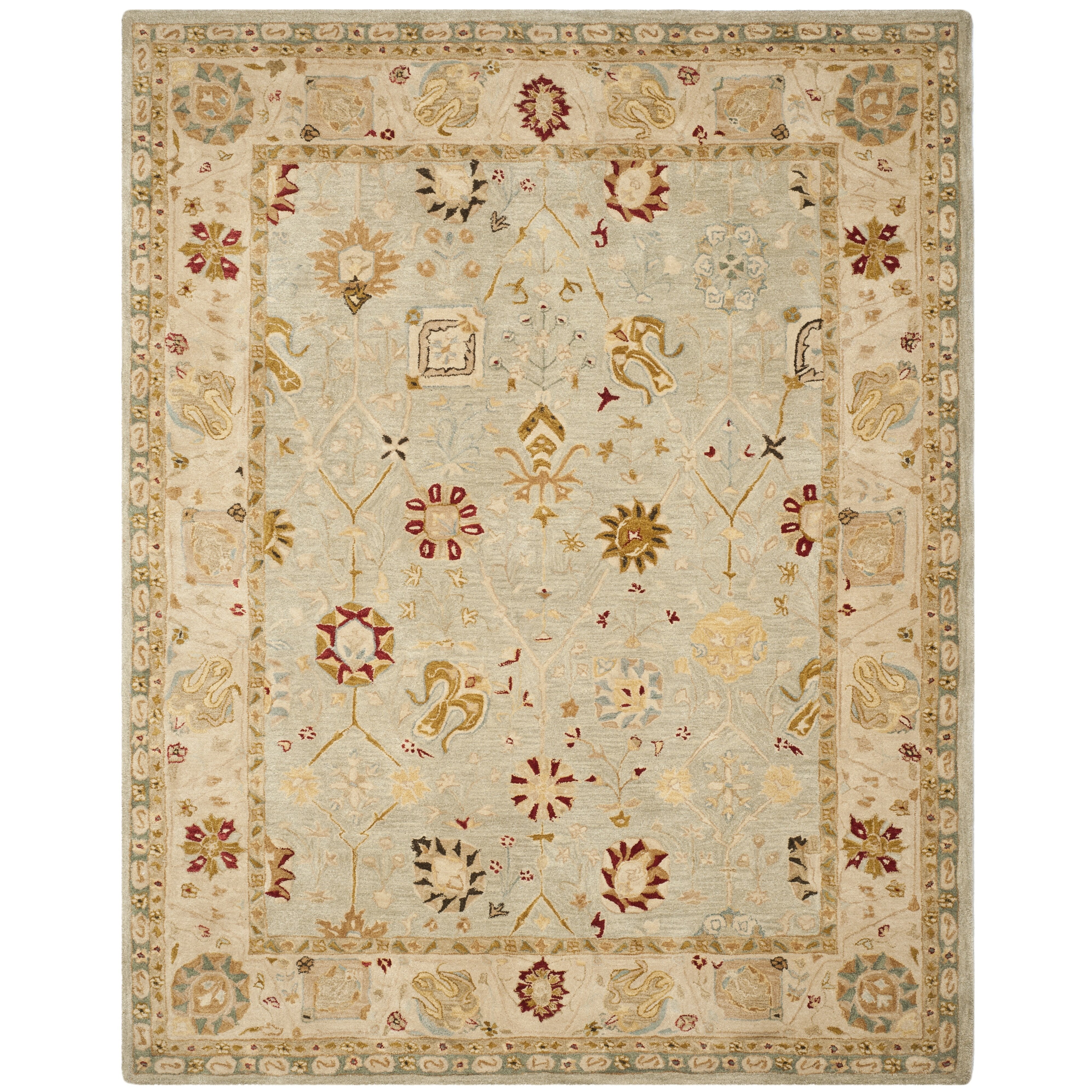 Safavieh Anatolia Grey Blue/Ivory Indoor Area Rug