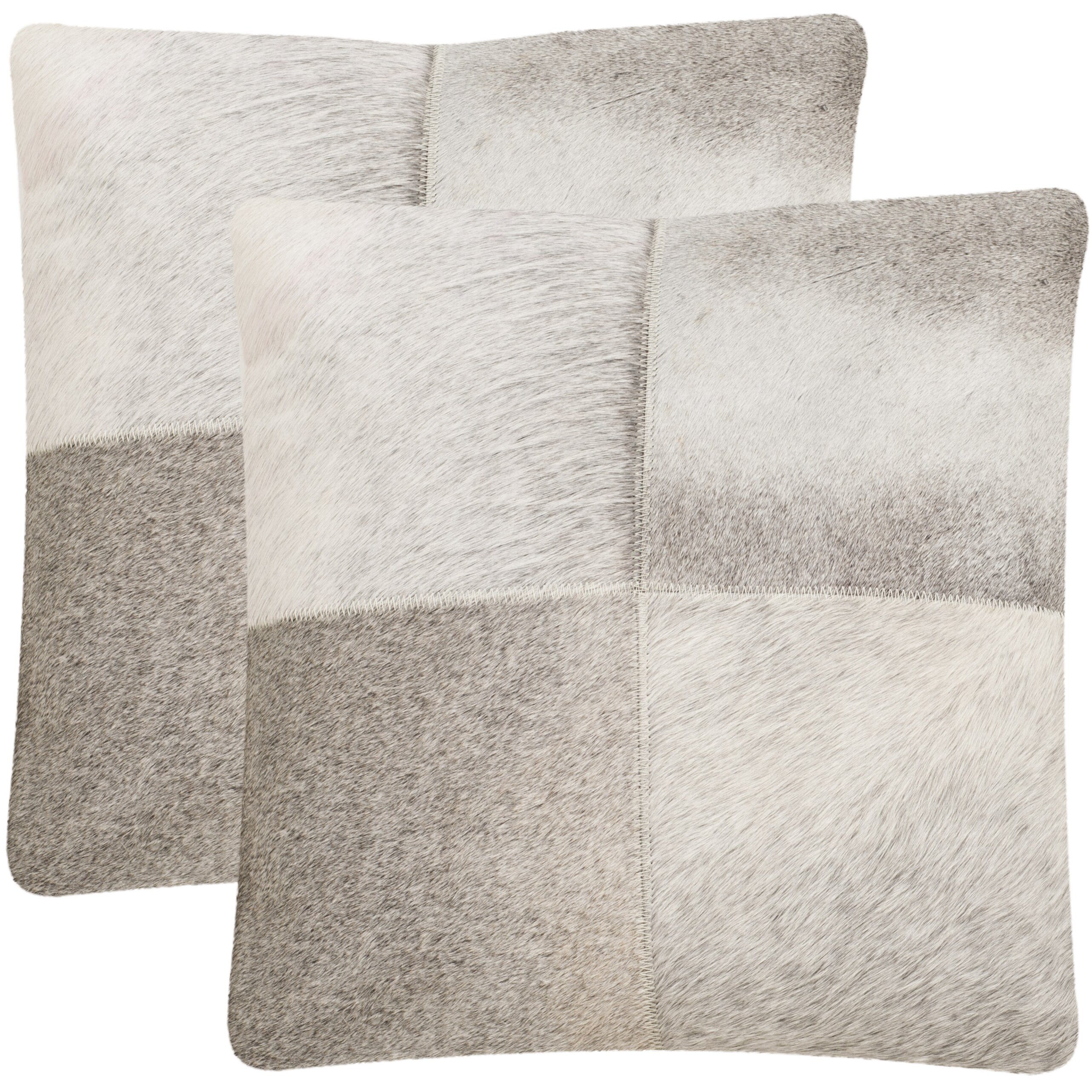 rectangular cowhide pillow