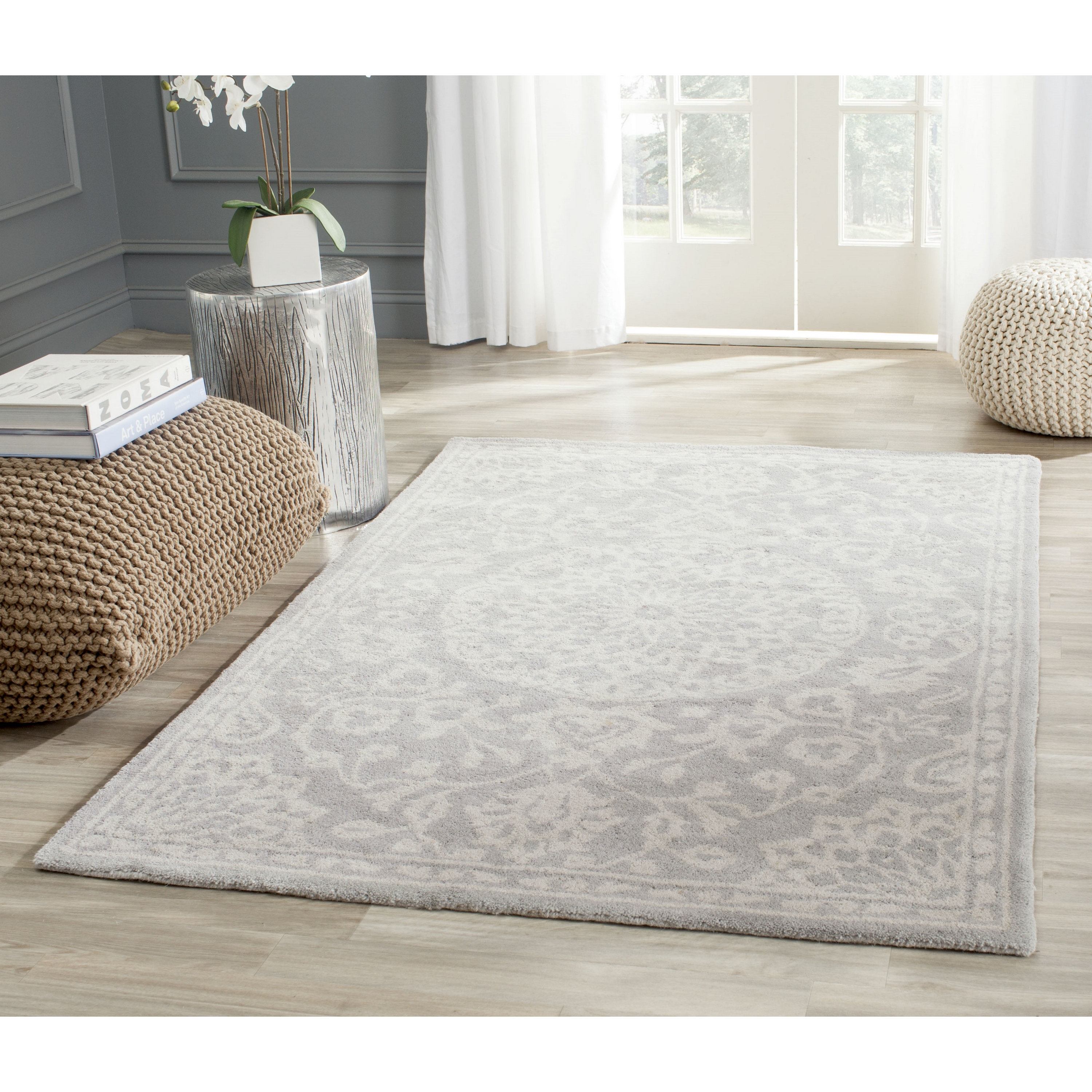 Safavieh Bella Grey & Silver Area Rug & Reviews Wayfair