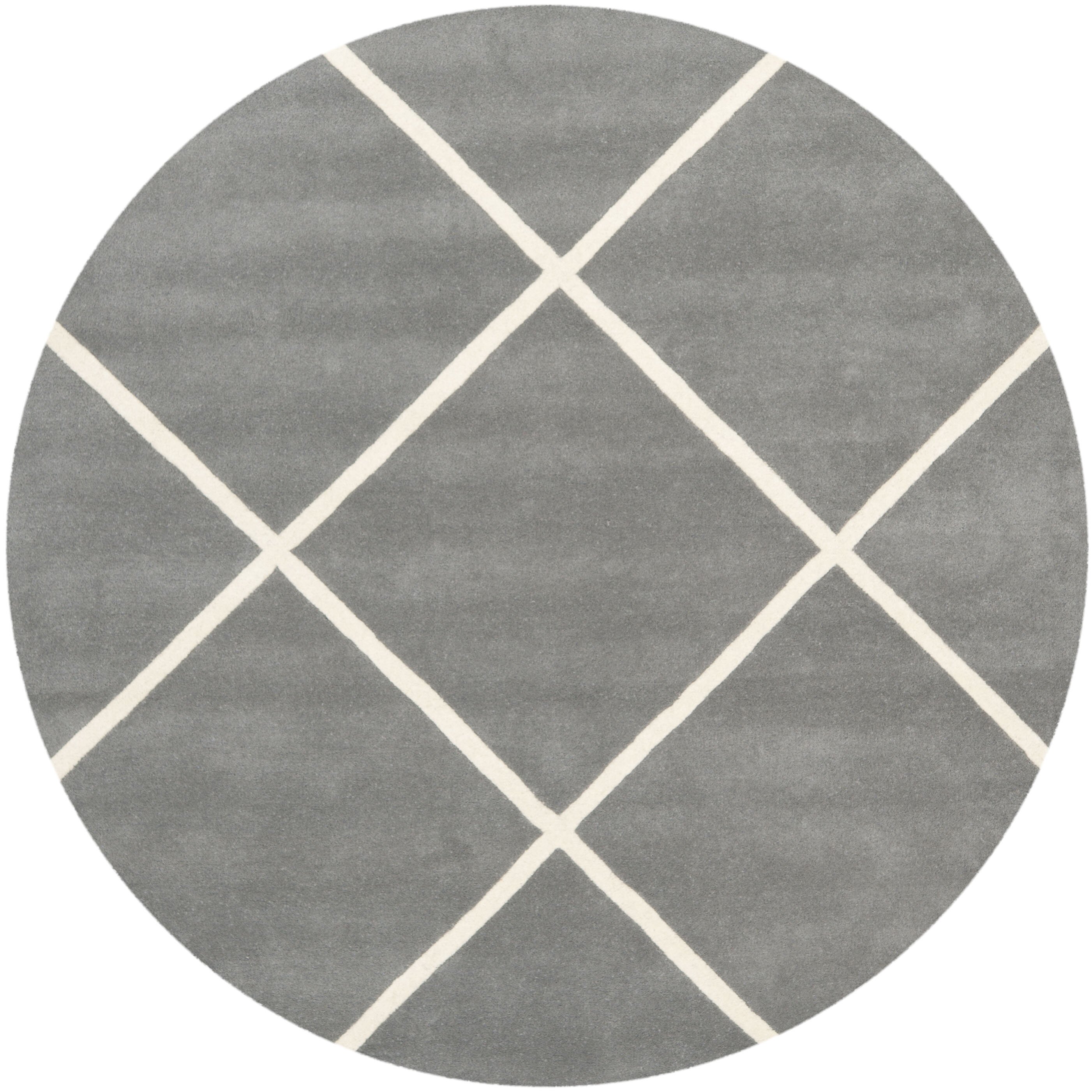 safavieh chatham dark gray ivory area ru