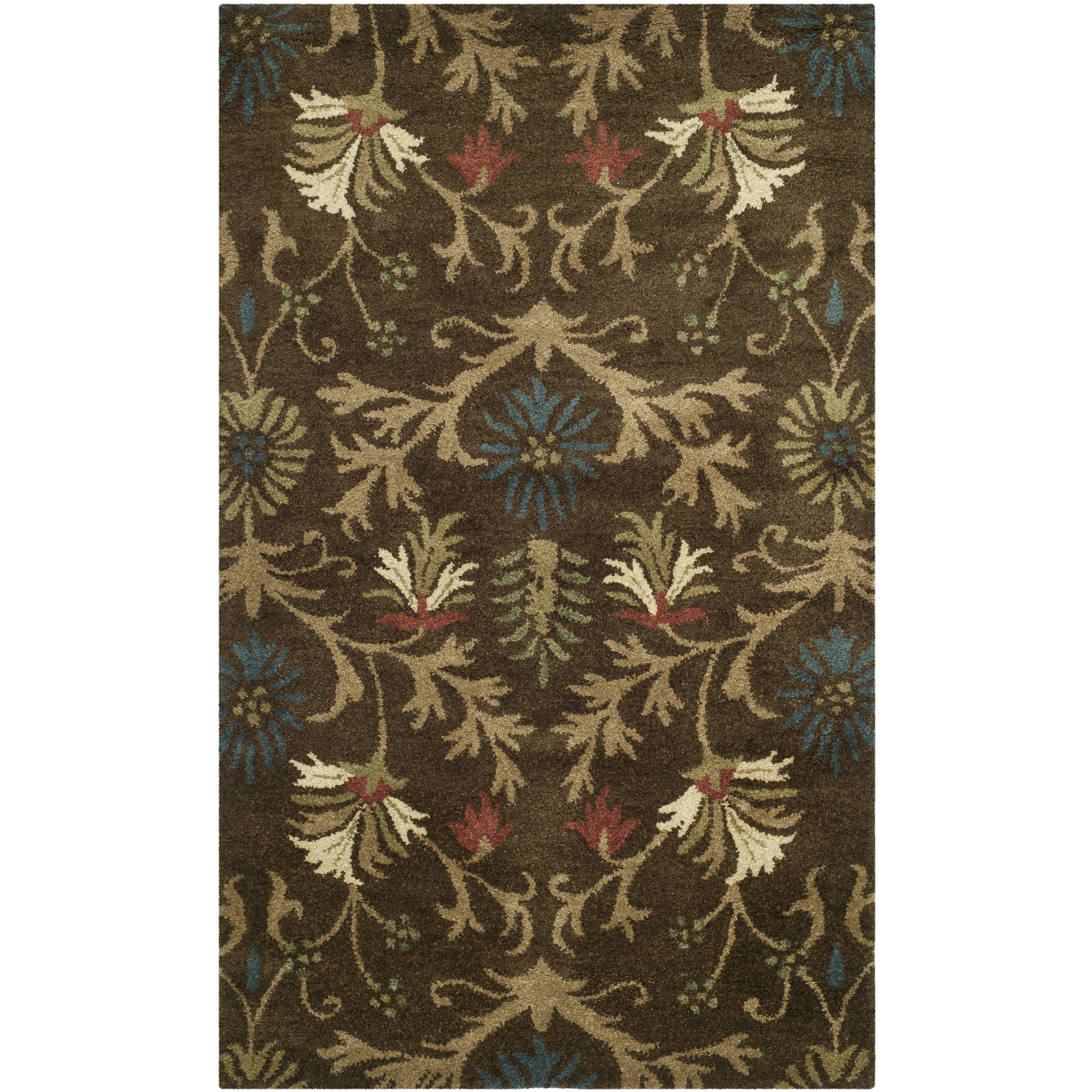 Botanica Brown/Multi Floral Area Rug Wayfair
