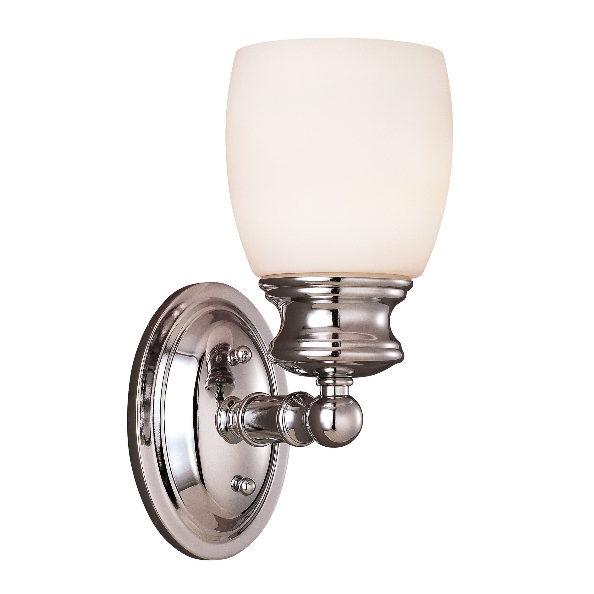 Charlton Home Cobbe 1 Light Wall Sconce with Glass Shade & Reviews