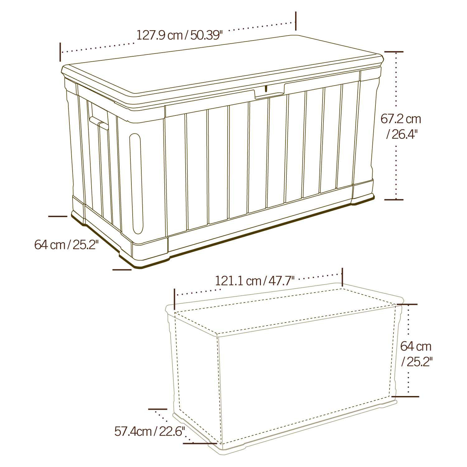 Lifetime 116 Gallon Deck Storage Box & Reviews Wayfair