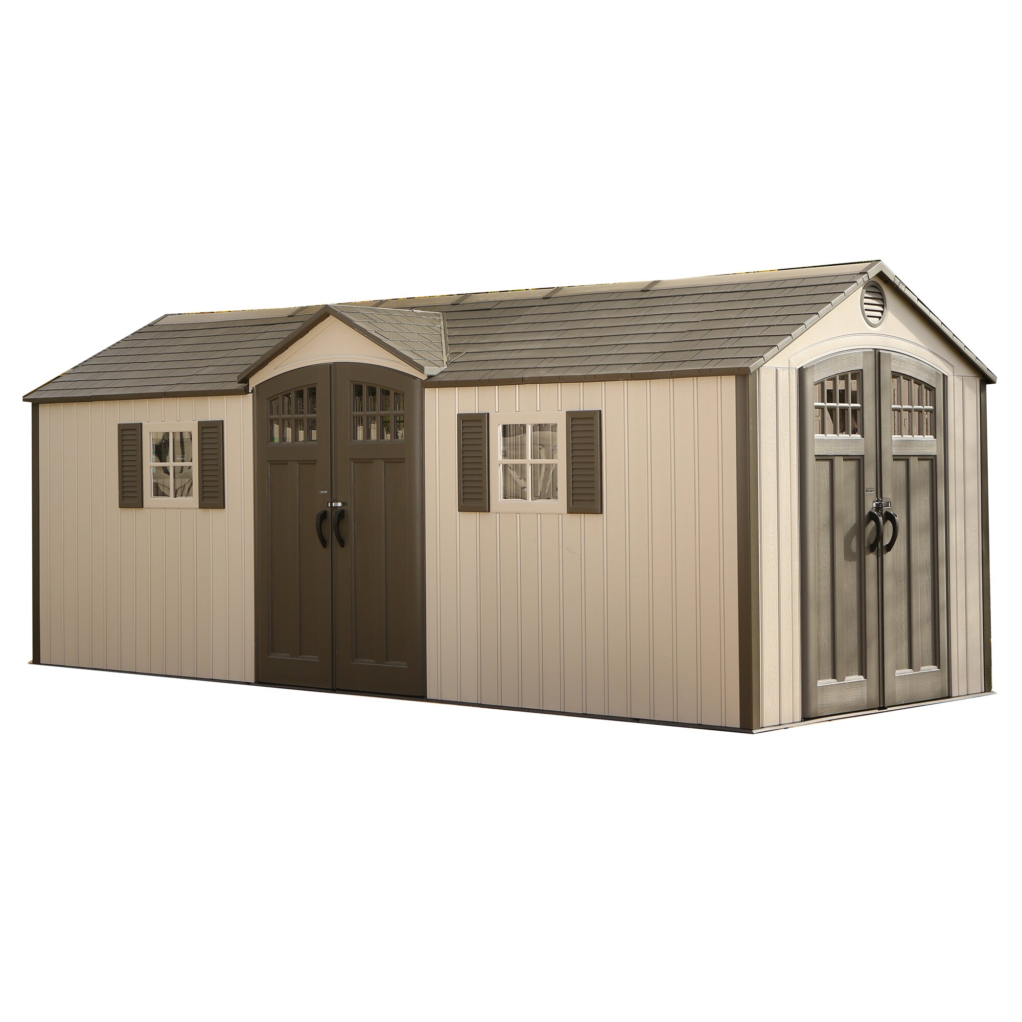 Lifetime 20 Ft. W x 8 Ft. D Garden Shed &amp; Reviews Wayfair