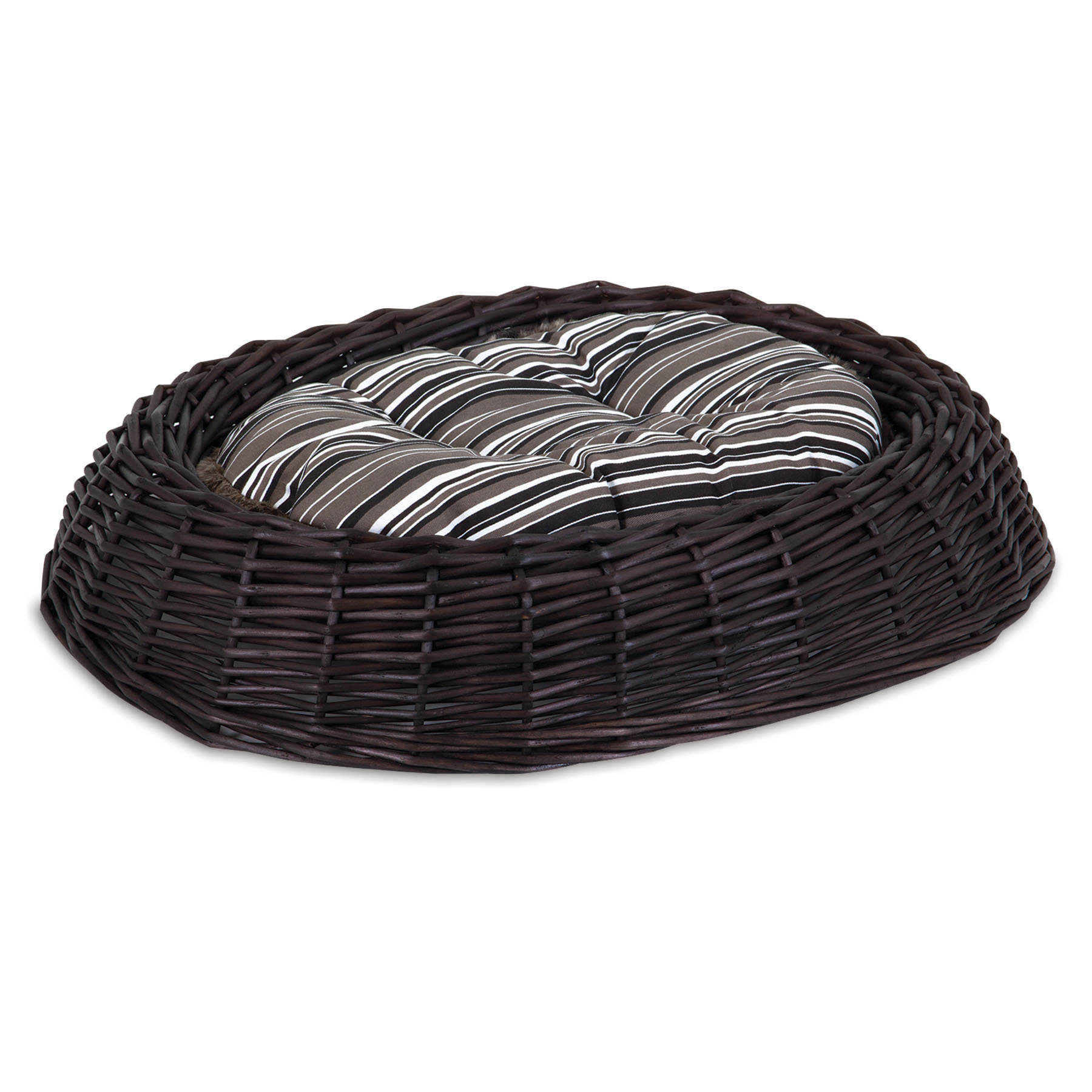 Petmate Willow Wicker Dog Bed with Pillow & Reviews Wayfair