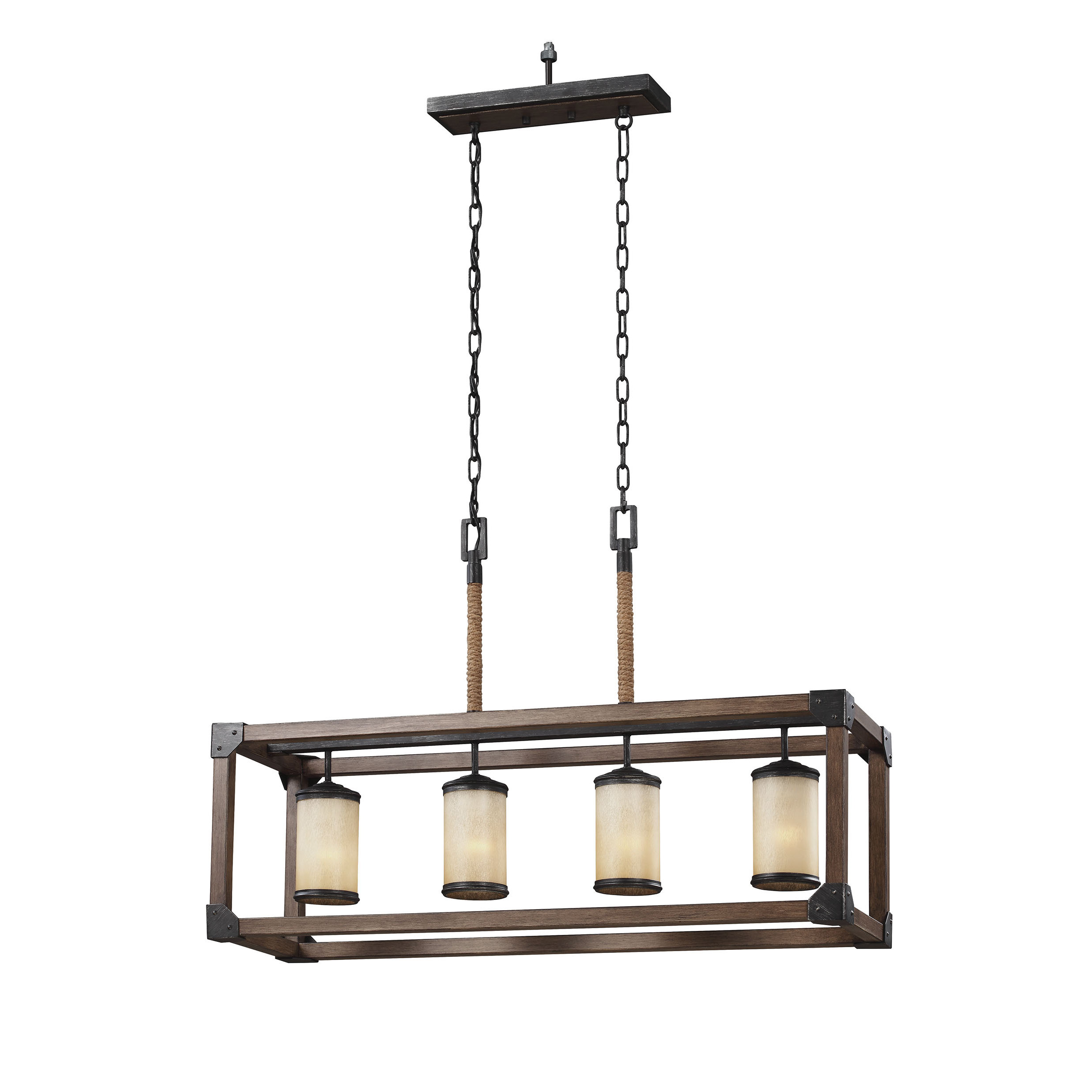 Sea Gull Lighting Dunning 4 Light Kitchen Island Pendant 