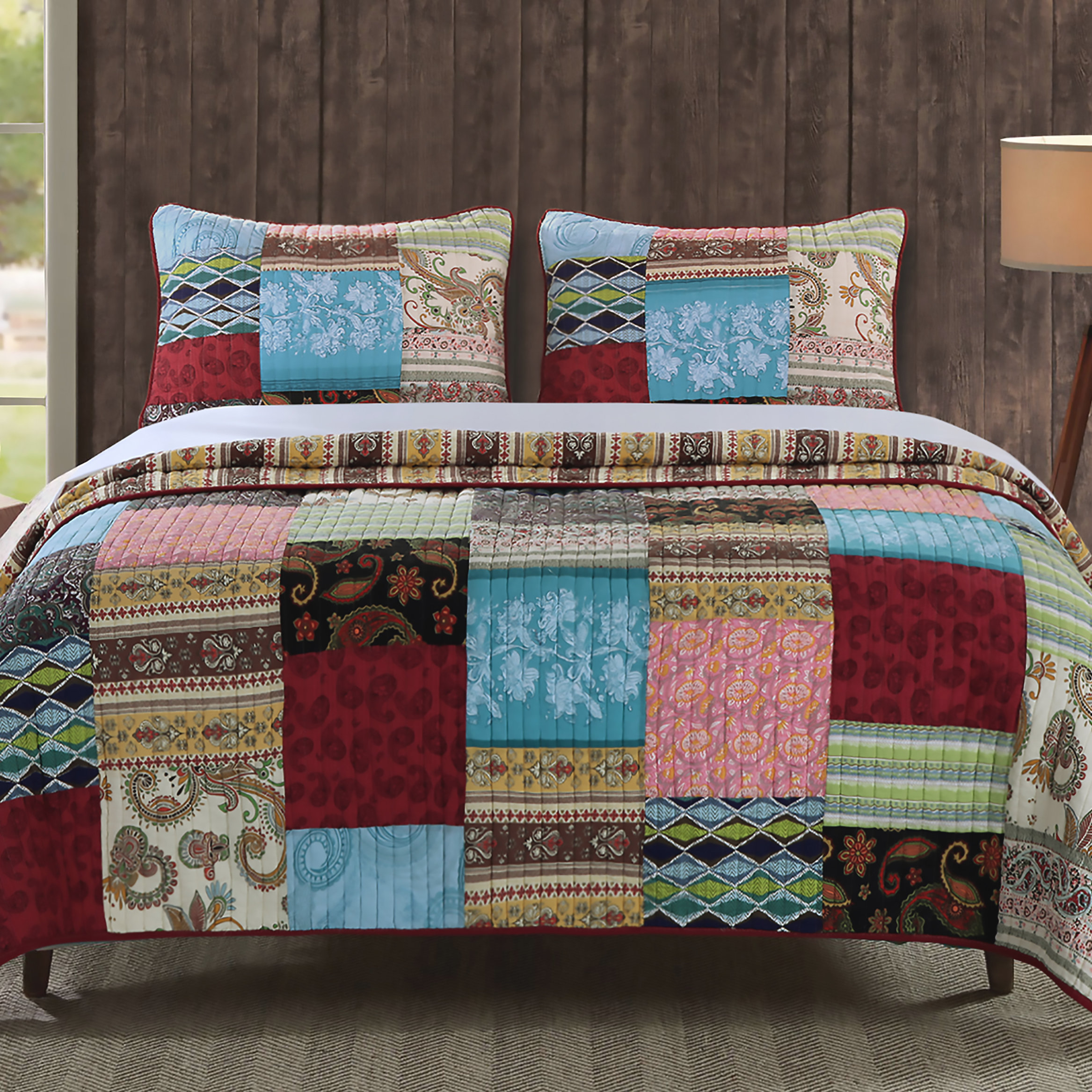 Greenland Home Fashions Bohemian Dream Quilt Set & Reviews Wayfair