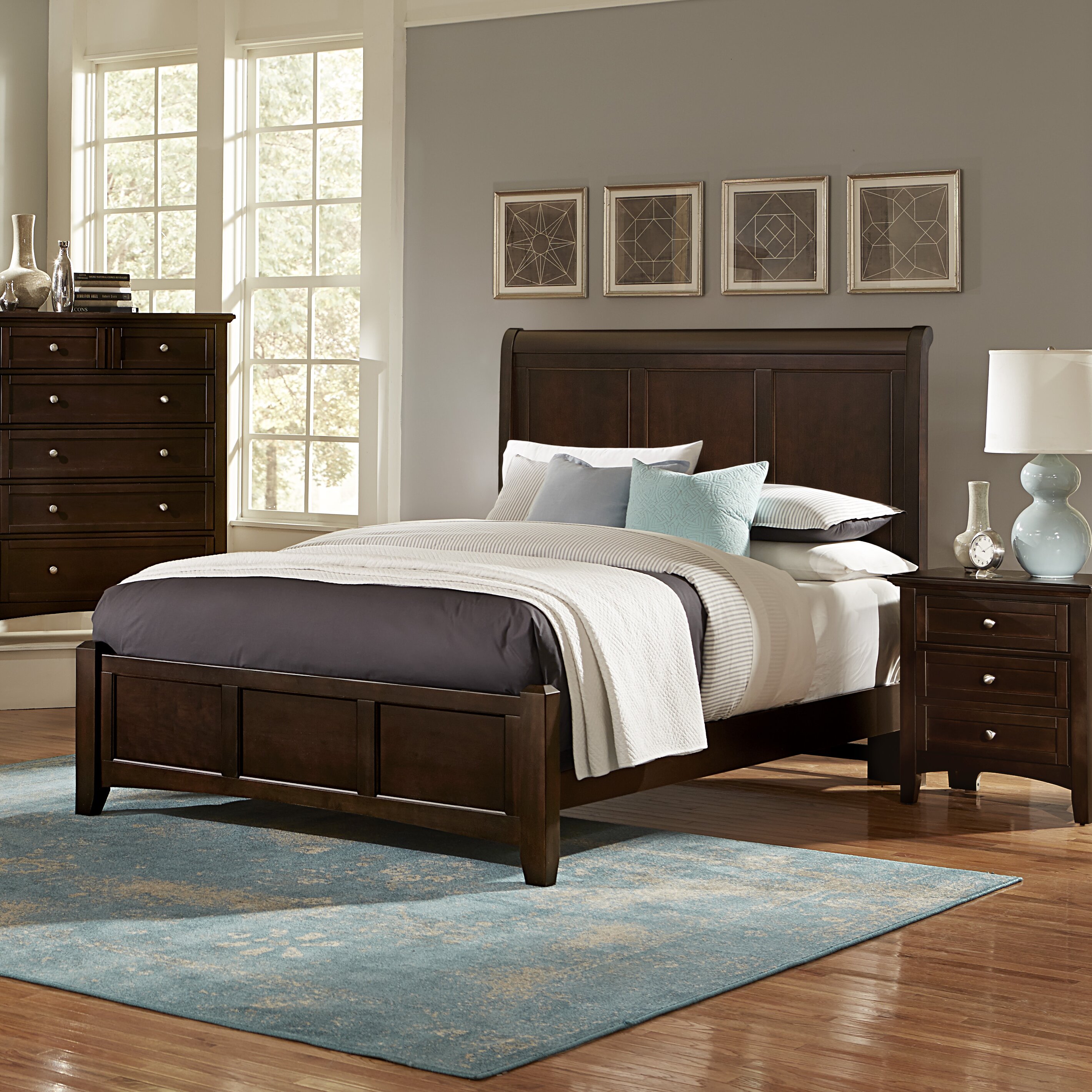 Vaughan-Bassett Mansion Panel Bed & Reviews | Wayfair