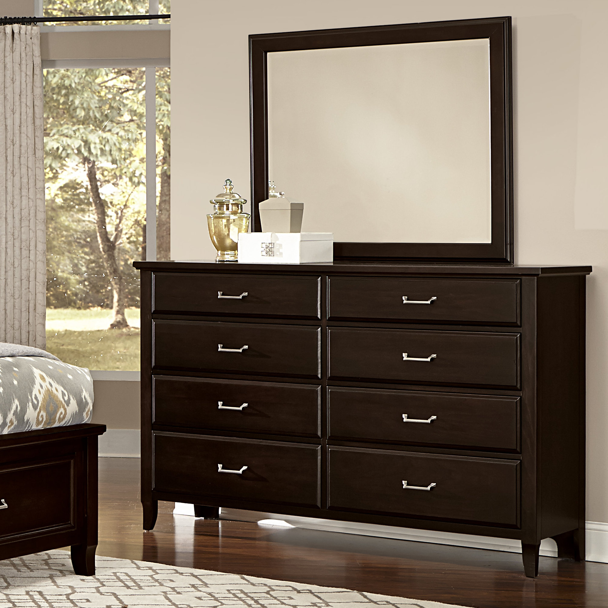 Commentary 8 Drawer Triple Dresser with Mirror Wayfair