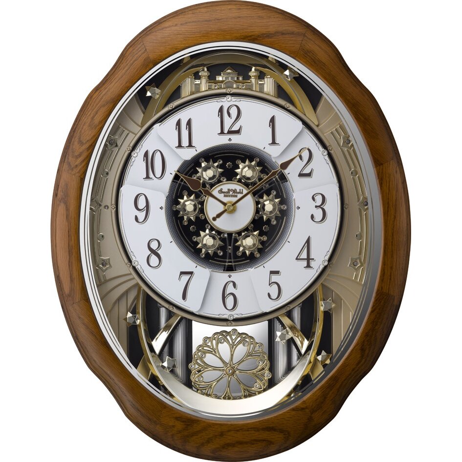 Rhythm Joyful Meditation Wall Clock