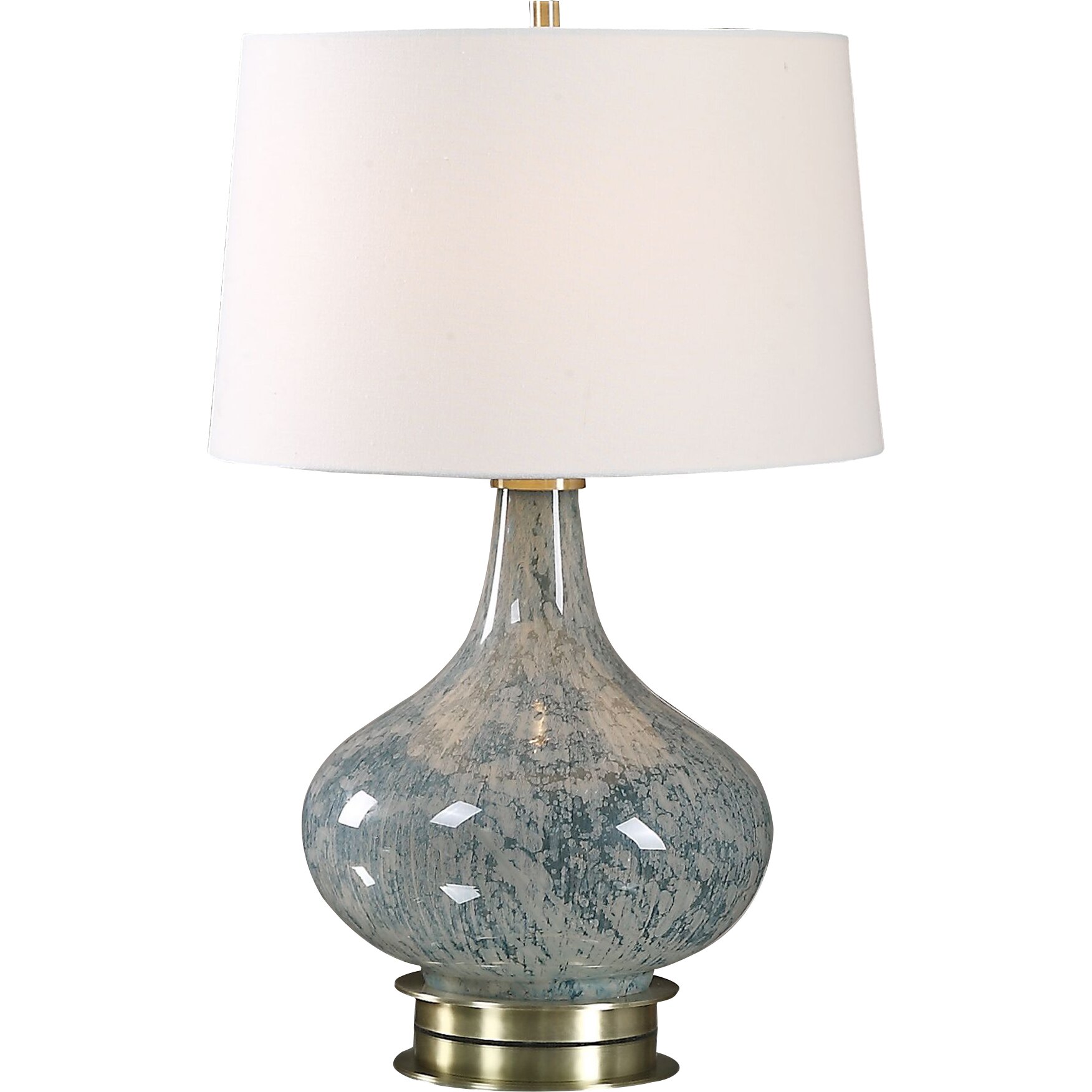 Uttermost Celinda 24.75" H Table Lamp with Empire Shade ...