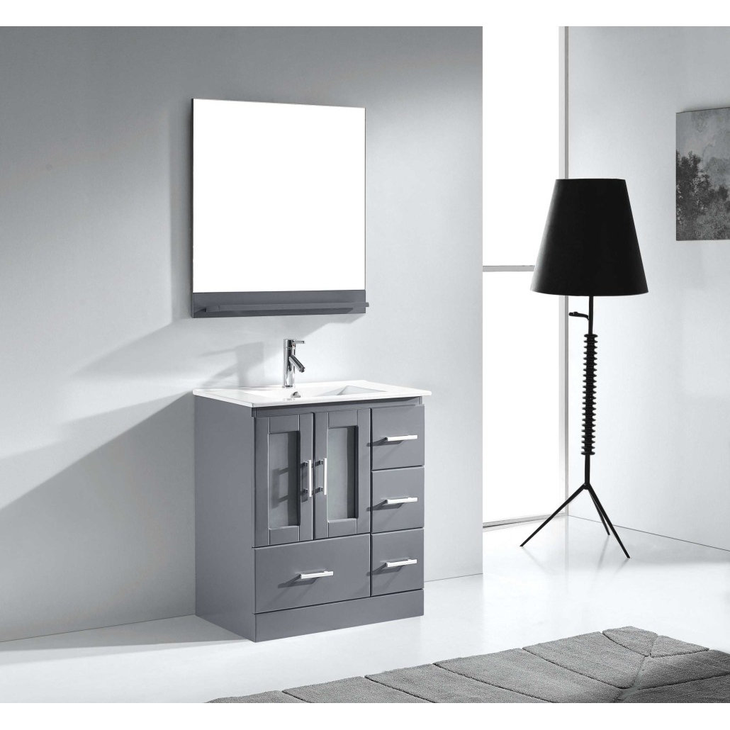 Zola Series 30quot; Single Bathroom Vanity Set with Mirror  Wayfair