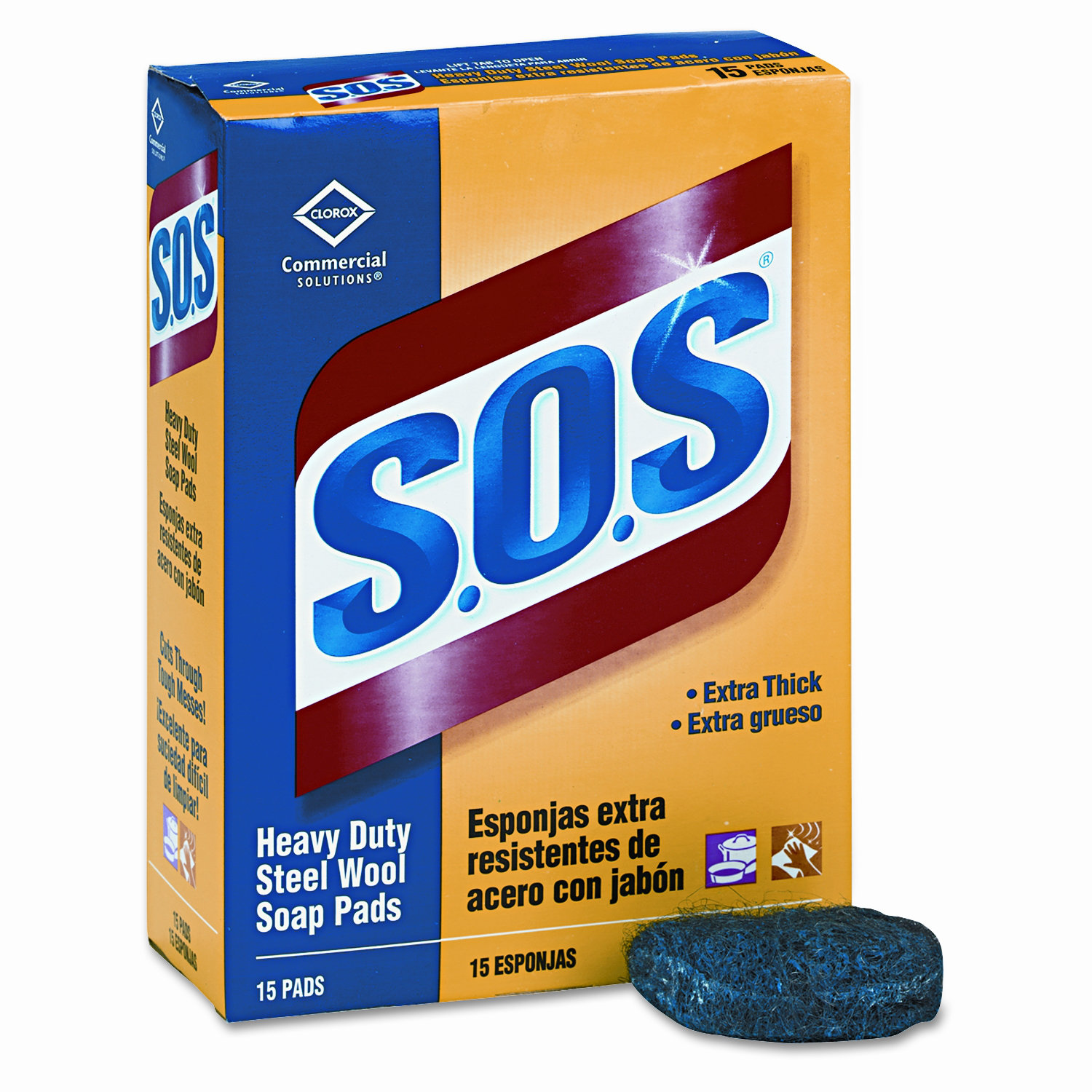 clorox steel wool pads