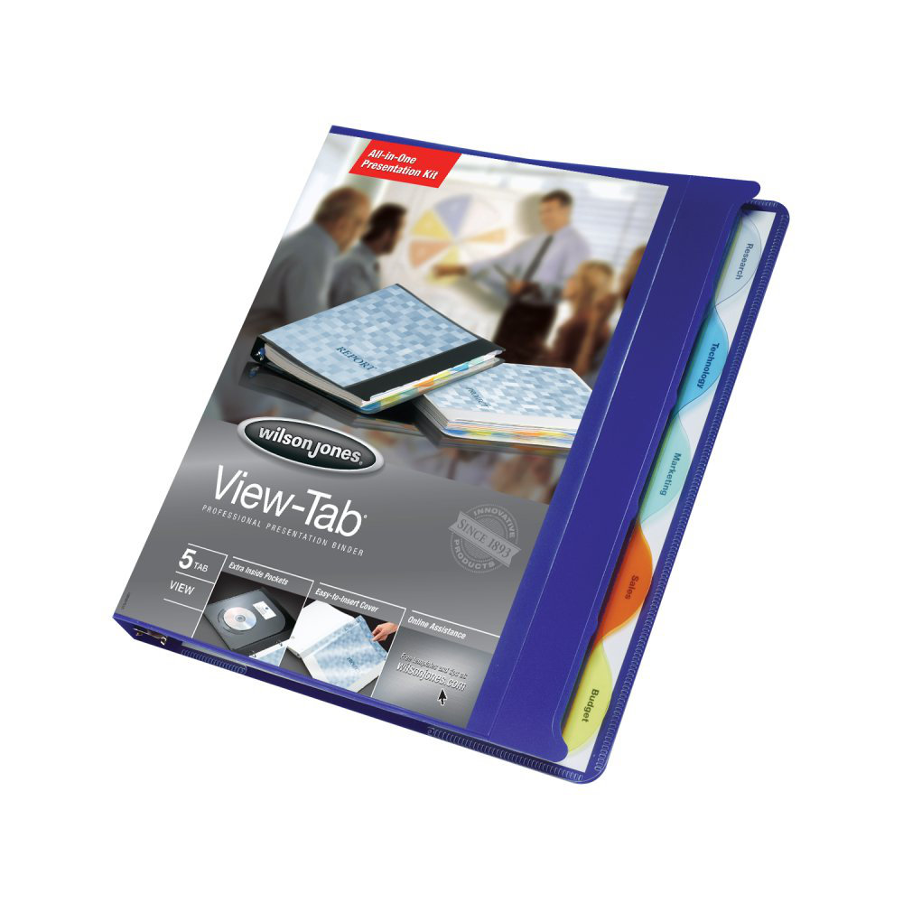 View Tab Round Ring Presentation Binder 5 Tab Style 5 8 Quot Capacity Wayfair Supply Wilson Jones View Tab Presentation Binder Template
