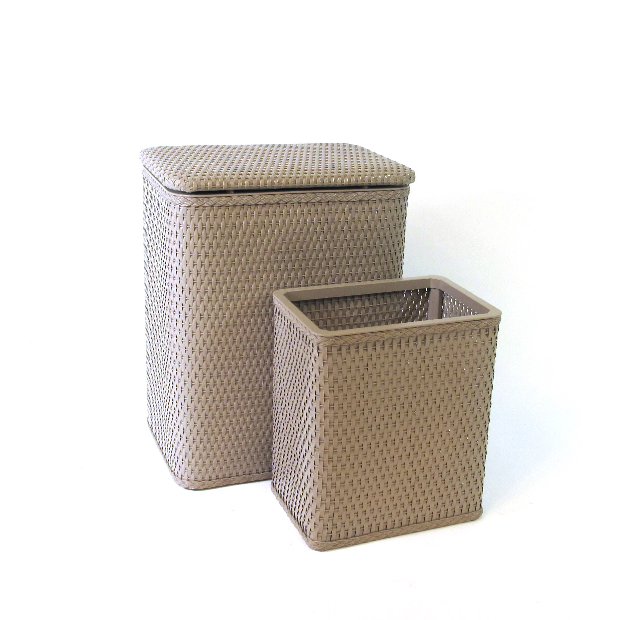 Redmon for Kids Chelsea Wicker Nursery Hamper and Matching Wastebasket