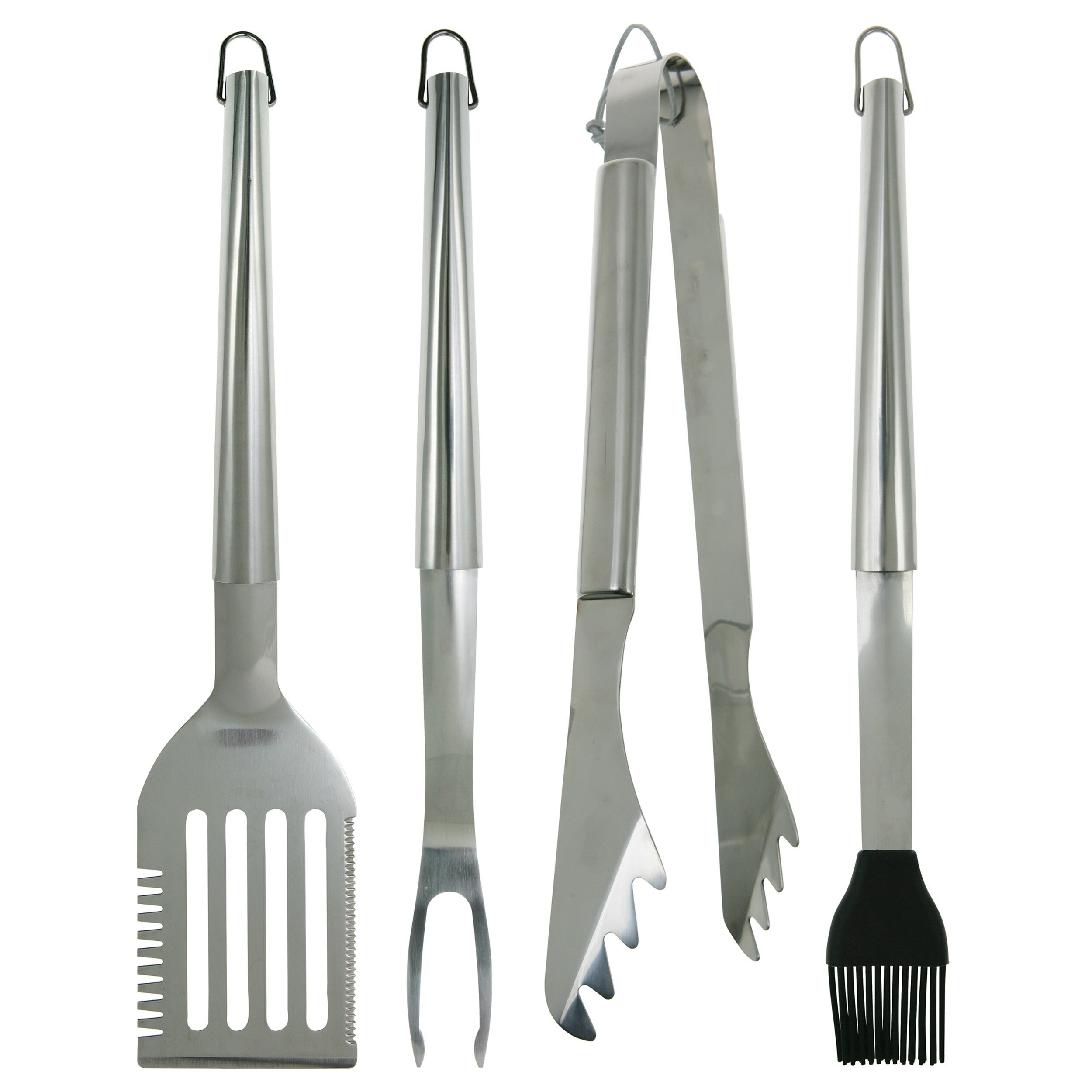 4 Piece Skyline Stainless Steel Grilling Tool Set | Wayfair