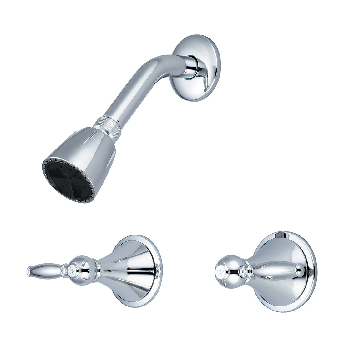 Double Lever Handle Shower Faucet Set Wayfair